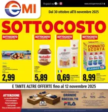 SOTTOCOSTO fino all'8 novembre