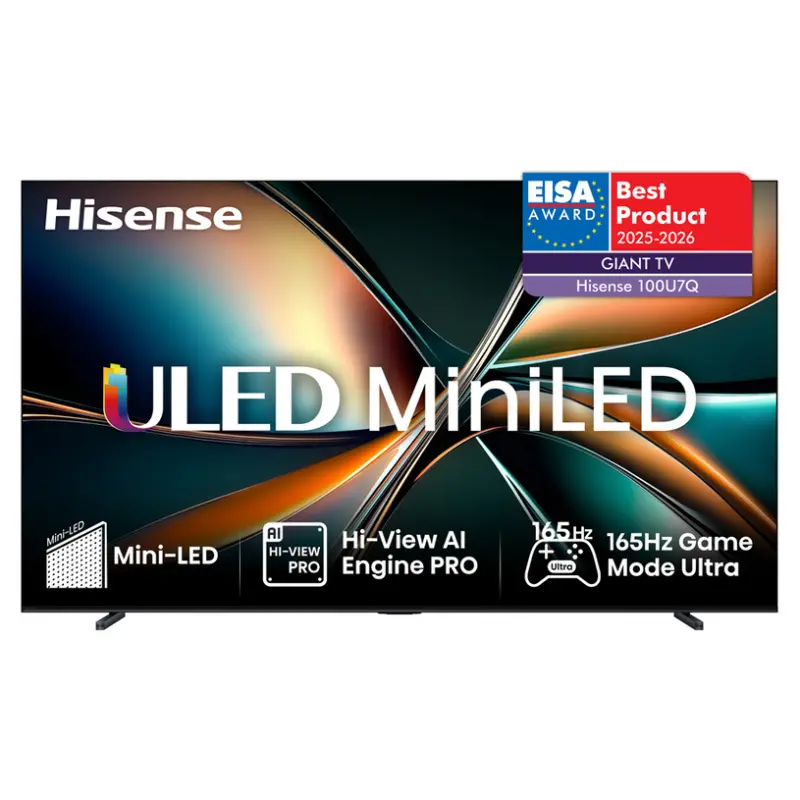 Телевизор HISENSE 100U7Q 4K Ultra HD Mini LED SMART TV, VIDAA, 100.0 ", 253.0 см