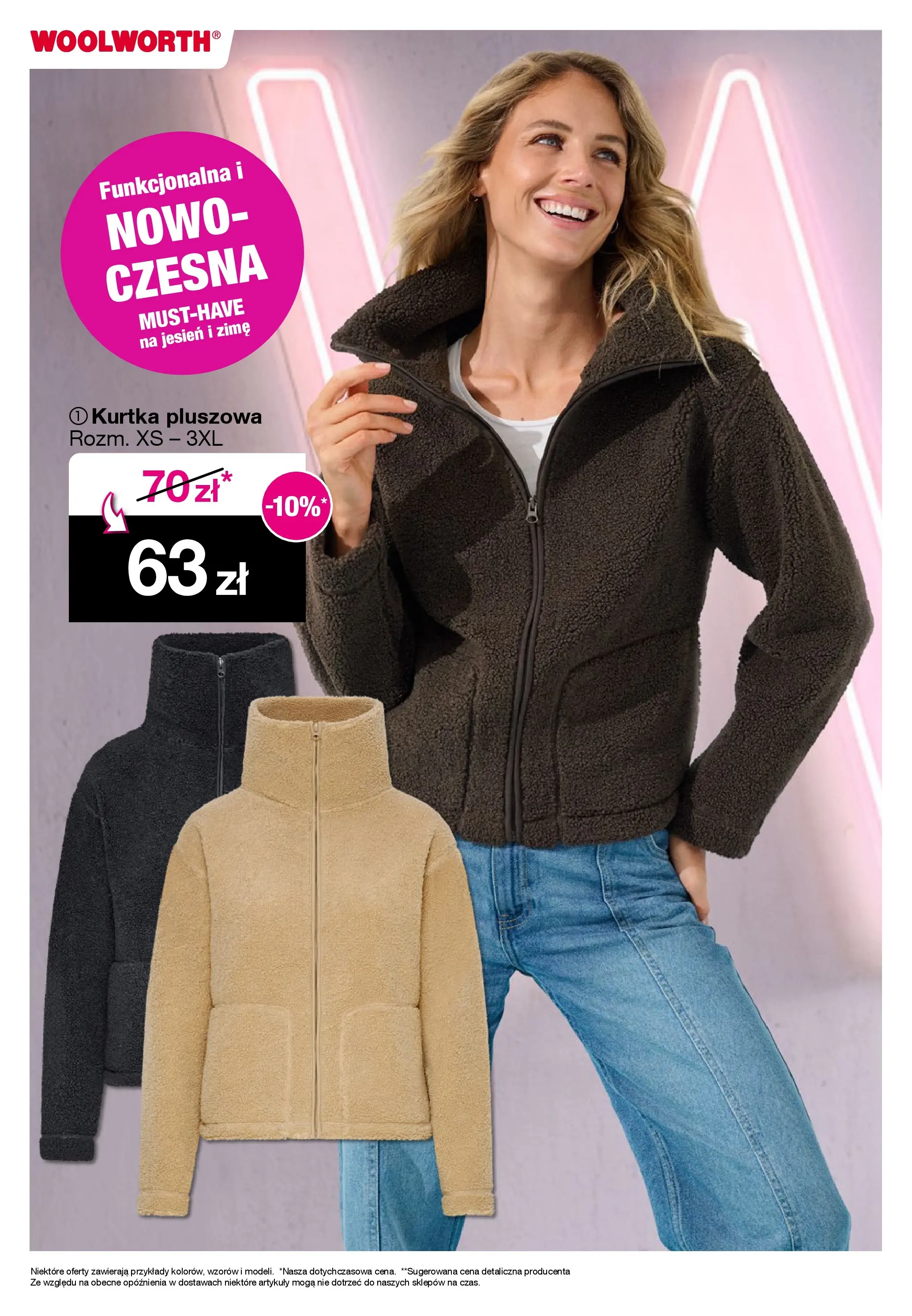 Woolworth - Woolworth: Cotygodniowe oferty od (30.10.2025 - 10.11.2025) | Strona: 5 | Produkty: Kurtka