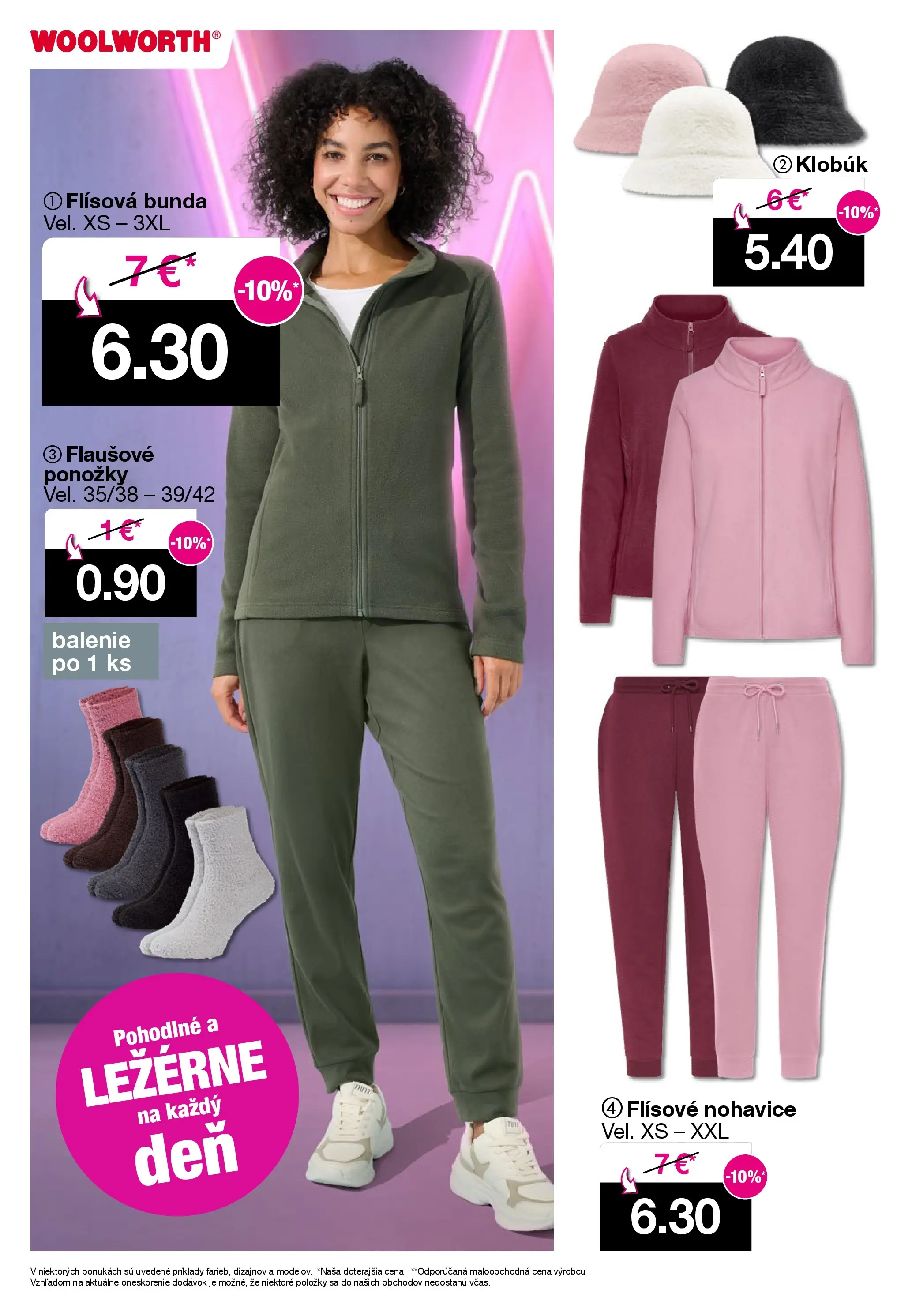 Woolworth leták od 31.10.2025 » aktuálna akcia | Strana: 4 | Produkty: Bunda, Nohavice, Ponožky, Klobúk