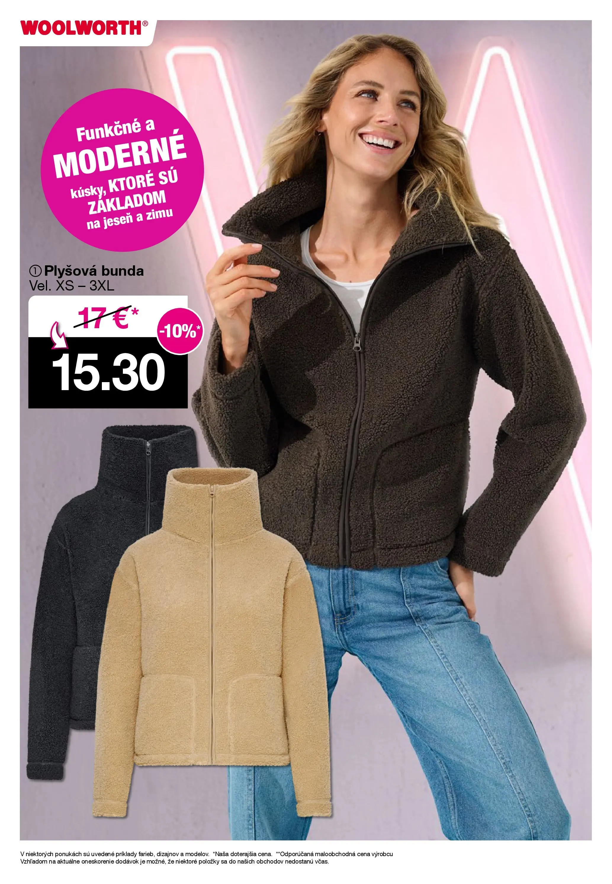 Woolworth leták od 31.10.2025 » aktuálna akcia | Strana: 5 | Produkty: Bunda