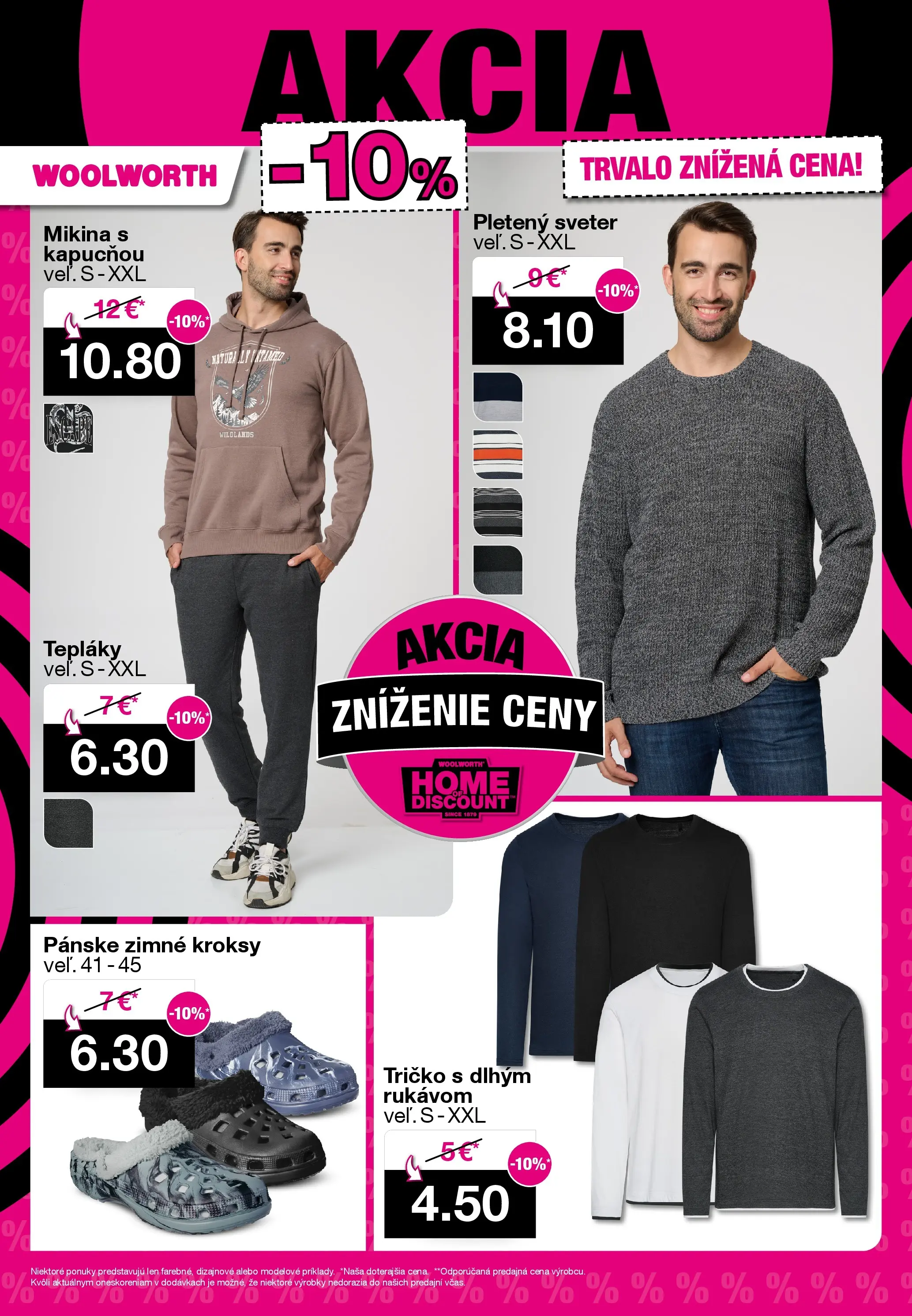Woolworth leták od 31.10.2025 » aktuálna akcia | Strana: 23 | Produkty: Tričko, Sveter, Mikina