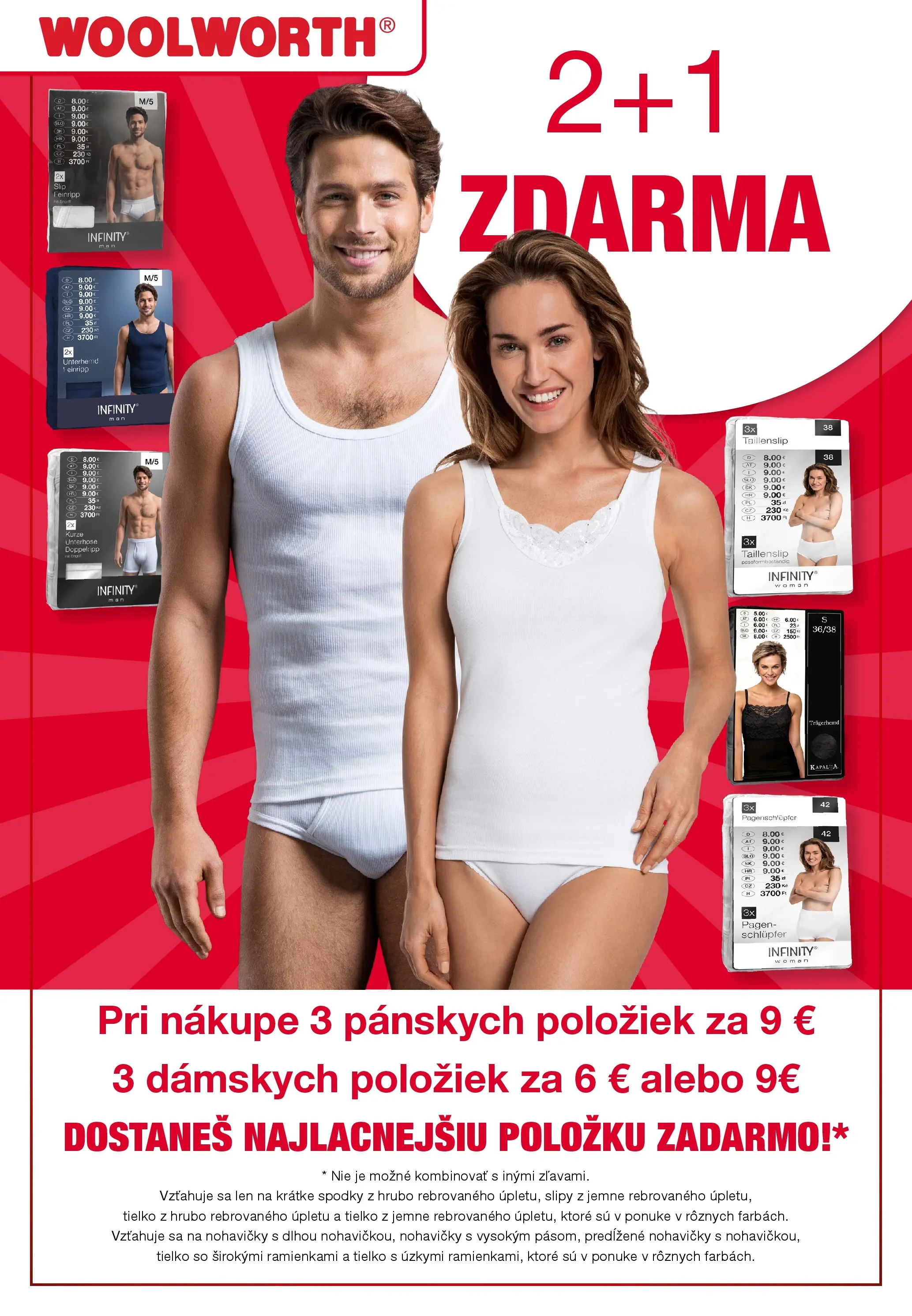 Woolworth leták od 31.10.2025 » aktuálna akcia | Strana: 26 | Produkty: Tielko, Nohavičky, Slipy