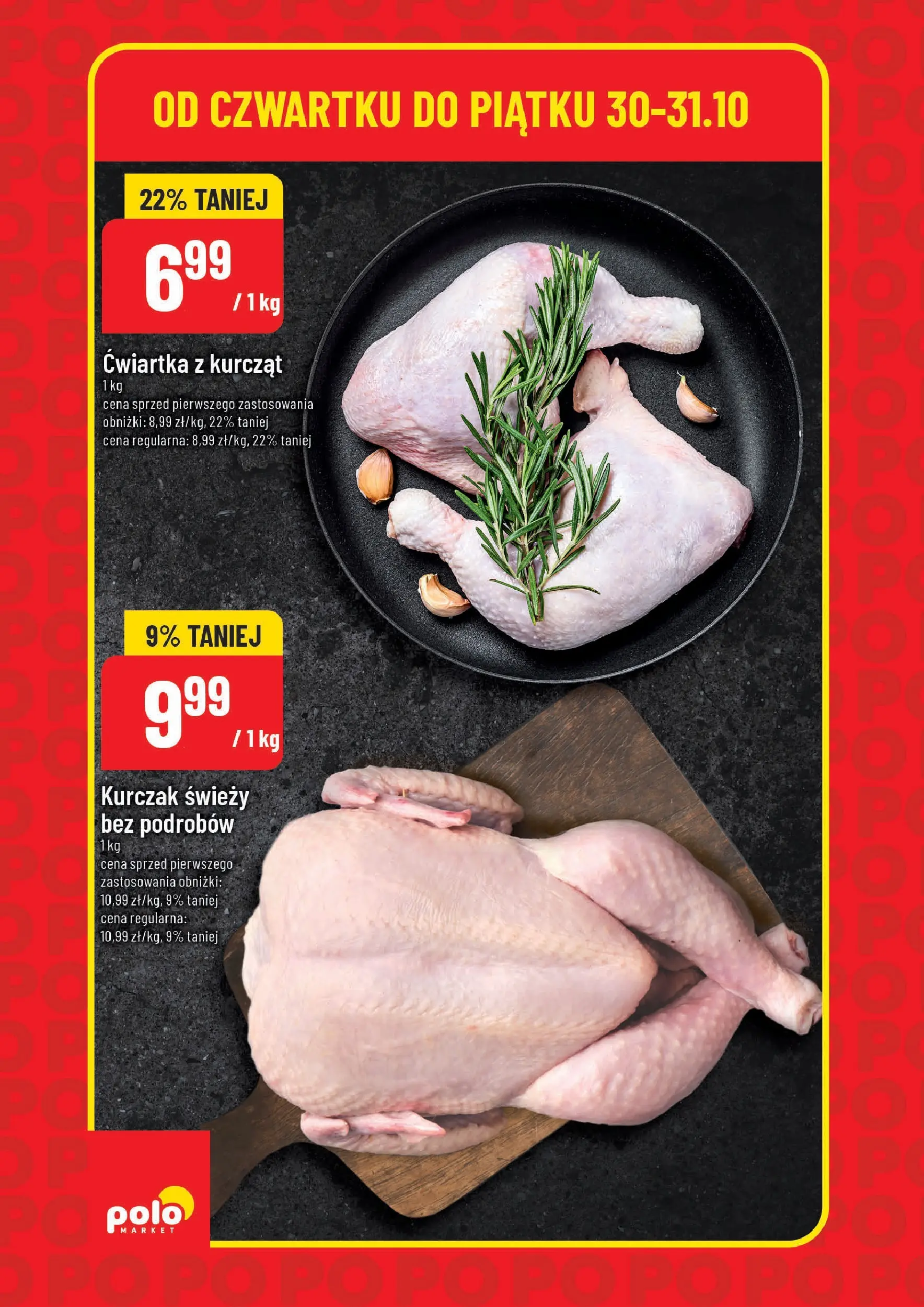 Nowa POLOmarket gazetka od jutra 30.10.2025 (PDF) | Strona: 4 | Produkty: Kurczak
