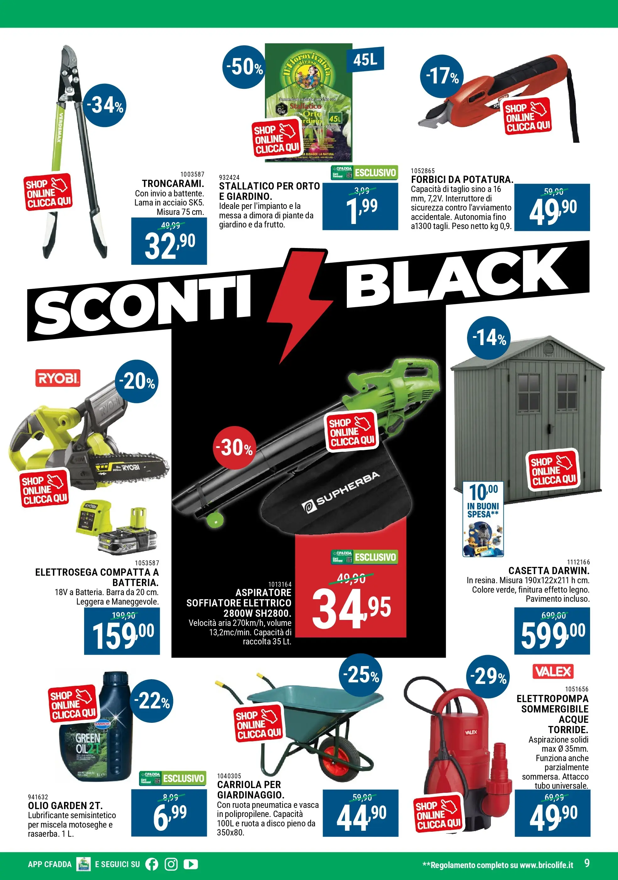 Nuovo CFadda - Super Sconti di Novembre dal 29/10/2025 > offerte anteprima 🛍️ | Pagina: 9 | Prodotti: Pavimento, Olio, Tubo, Carriola