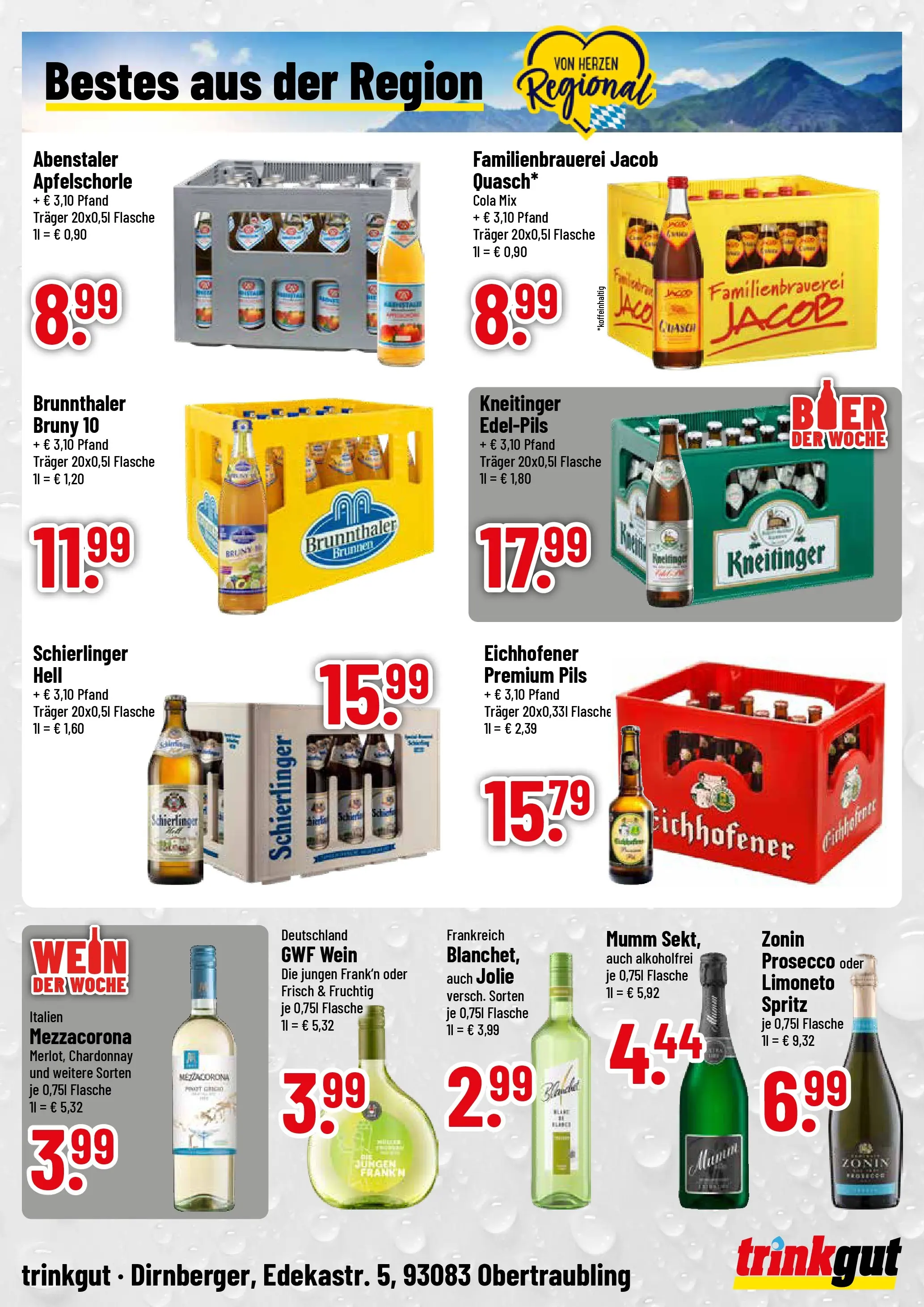 Trinkgut - trinkgut: Wochenangebote (ab 02.11.2025) » Angebote online | Seite: 4 | Produkte: Bier, Pils, Prosecco, Wein