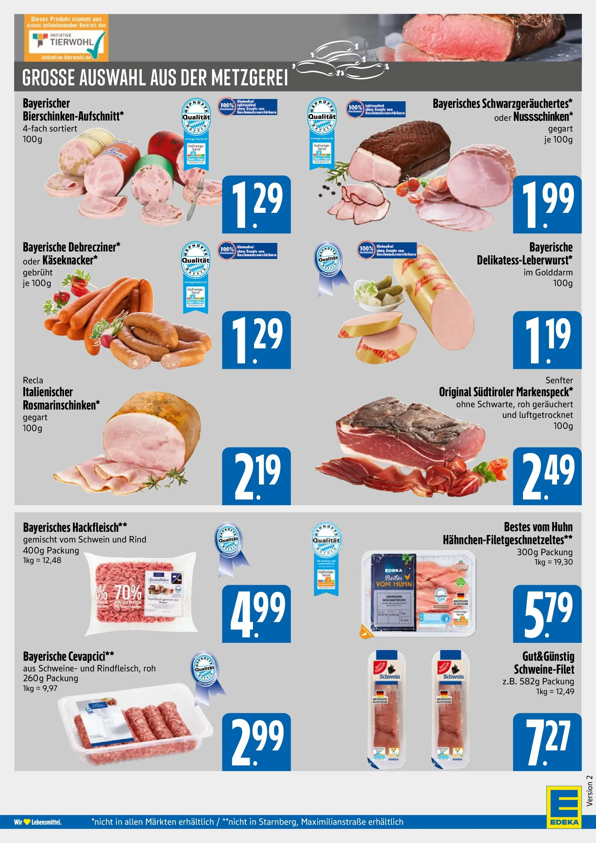 Entdecke - E xpress: Wochenangebote (ab 02.11.2025) zum Blättern | Seite: 4 | Produkte: Cevapcici, Schweinefilet, Hackfleisch