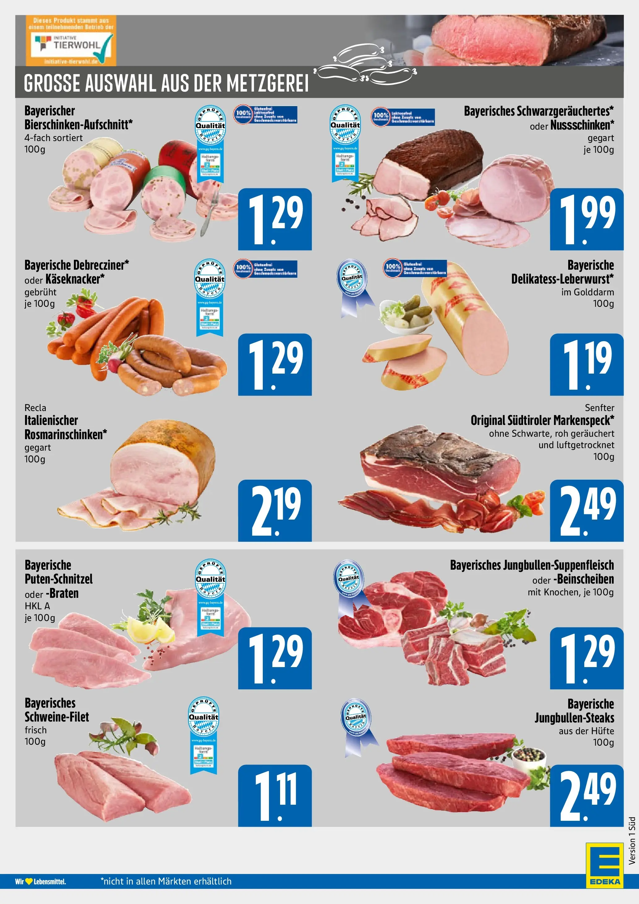 Edeka prospekt München	 (ab 03.11.2025) » Angebote Online | Seite: 4 | Produkte: Schweinefilet, Putenschnitzel