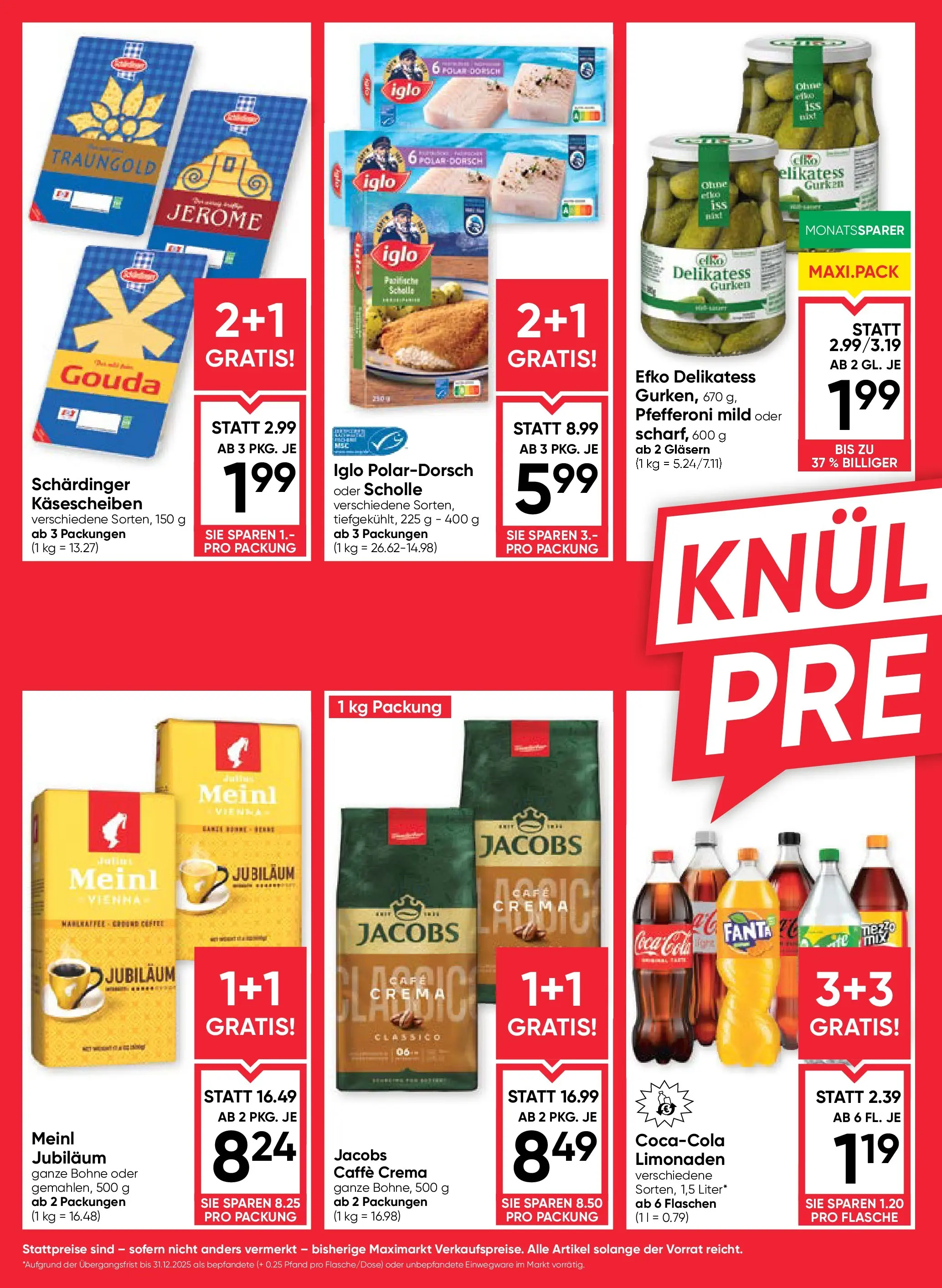 Maximarkt Vöcklabruck, Wels von 06.11.2025 - Aktuelle Angebote | Seite: 4 | Produkte: Gurken