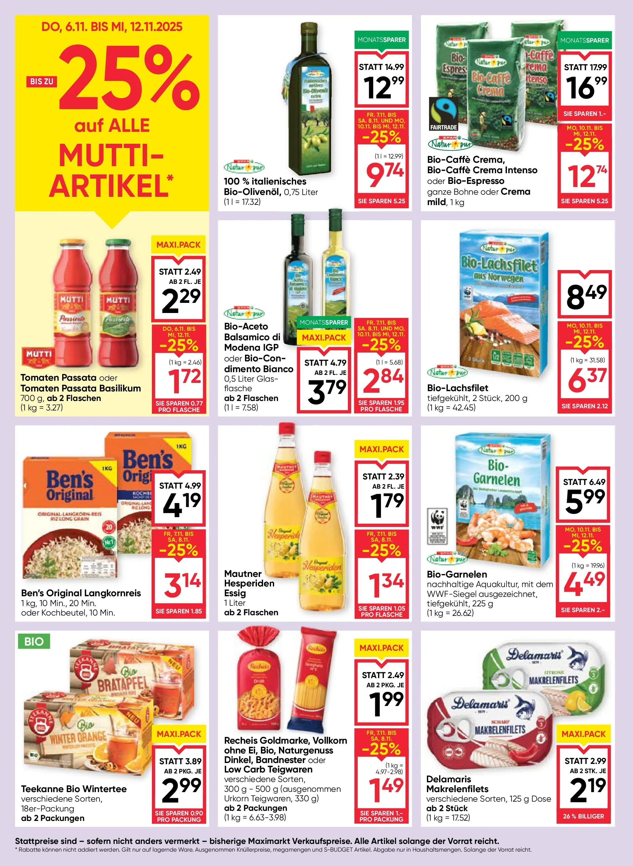 Maximarkt Vöcklabruck, Wels von 06.11.2025 - Aktuelle Angebote | Seite: 12 | Produkte: Tomaten