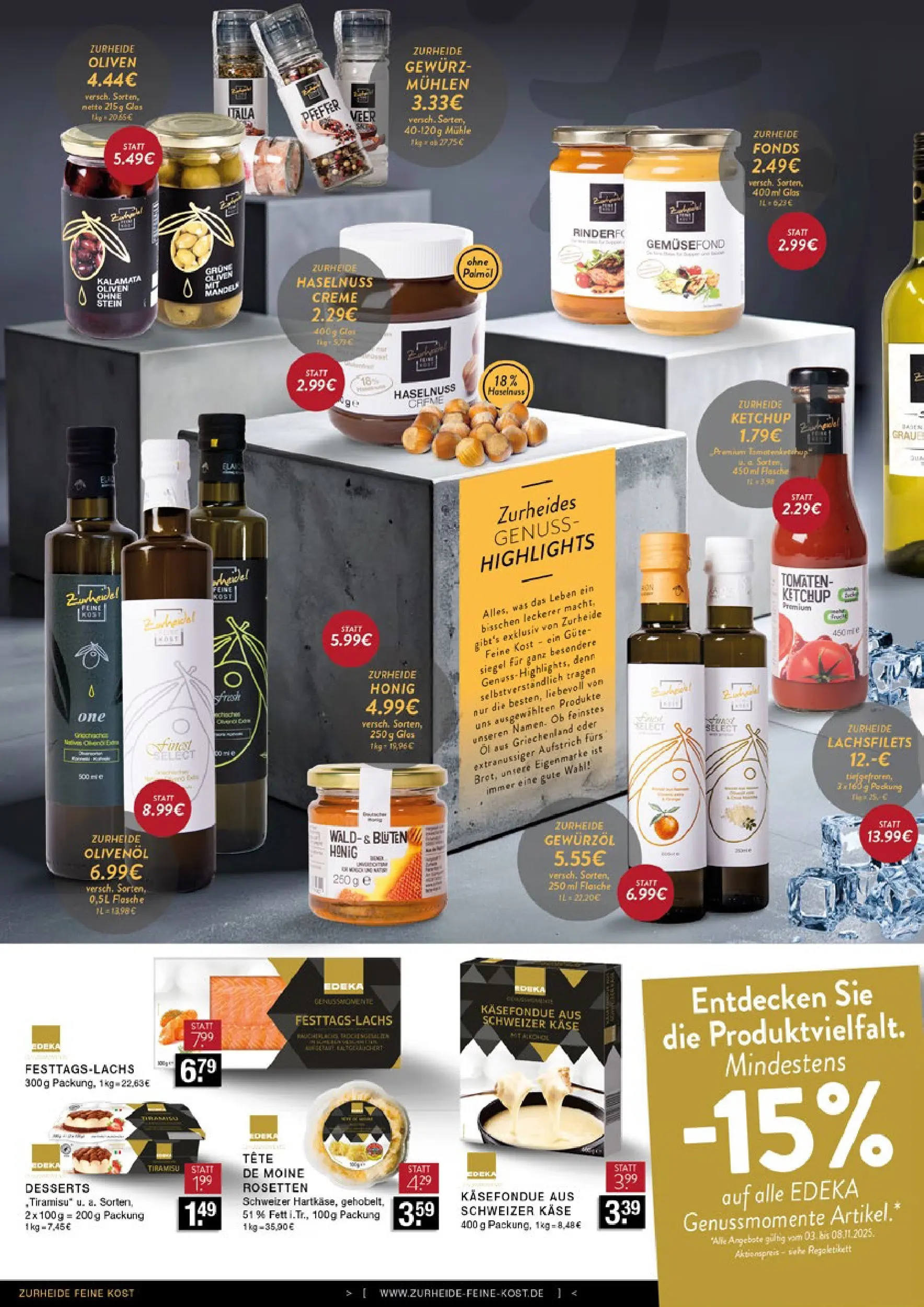 Edeka prospekt Bottrop	 (ab 02.11.2025) » Angebote Online | Seite: 6 | Produkte: Mühle, Pfeffer, Fondue, Ketchup