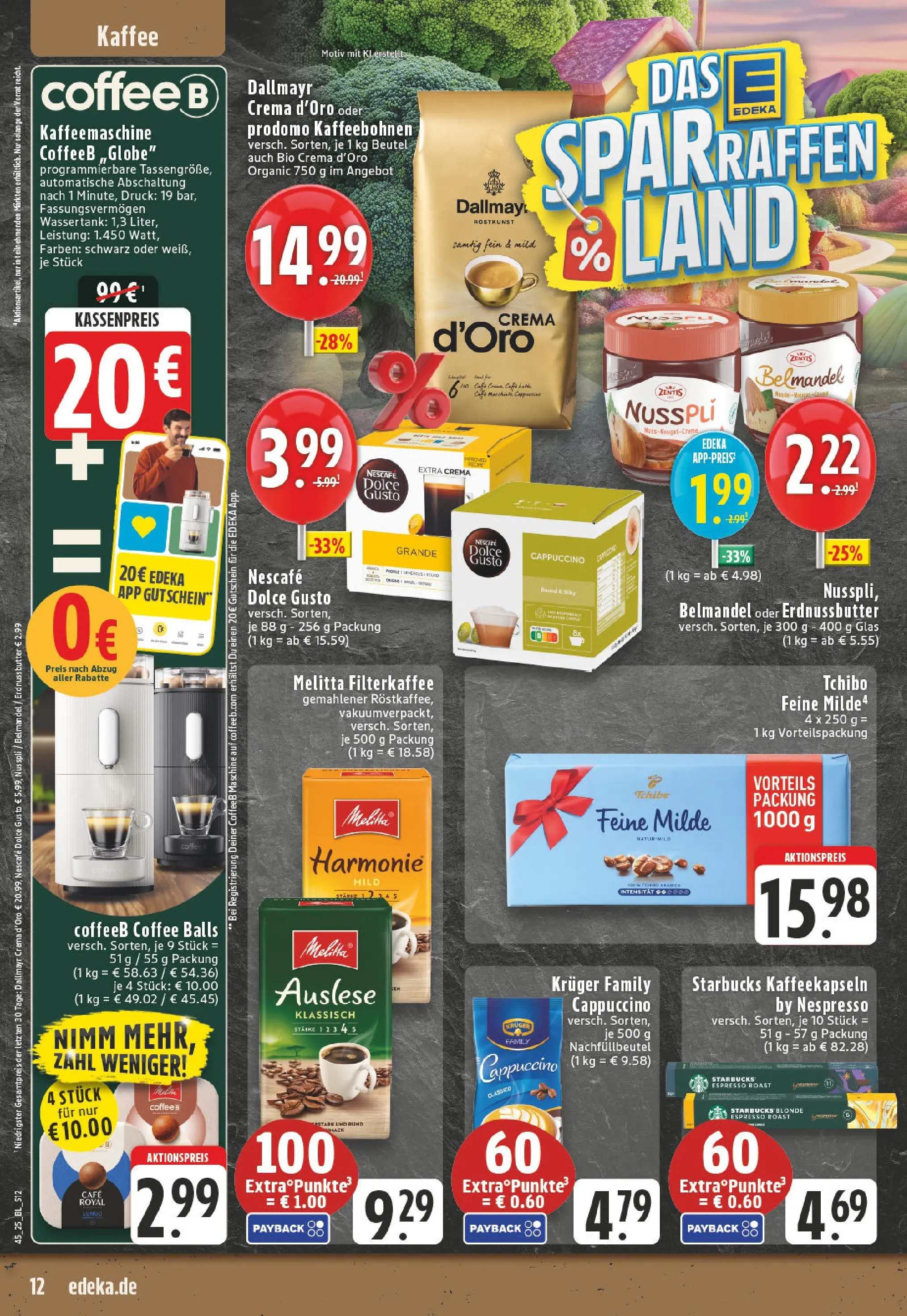 Edeka prospekt Remagen	 (ab 02.11.2025) » Angebote Online | Seite: 12 | Produkte: Melitta, Nescafe, Kaffee, Dolce gusto