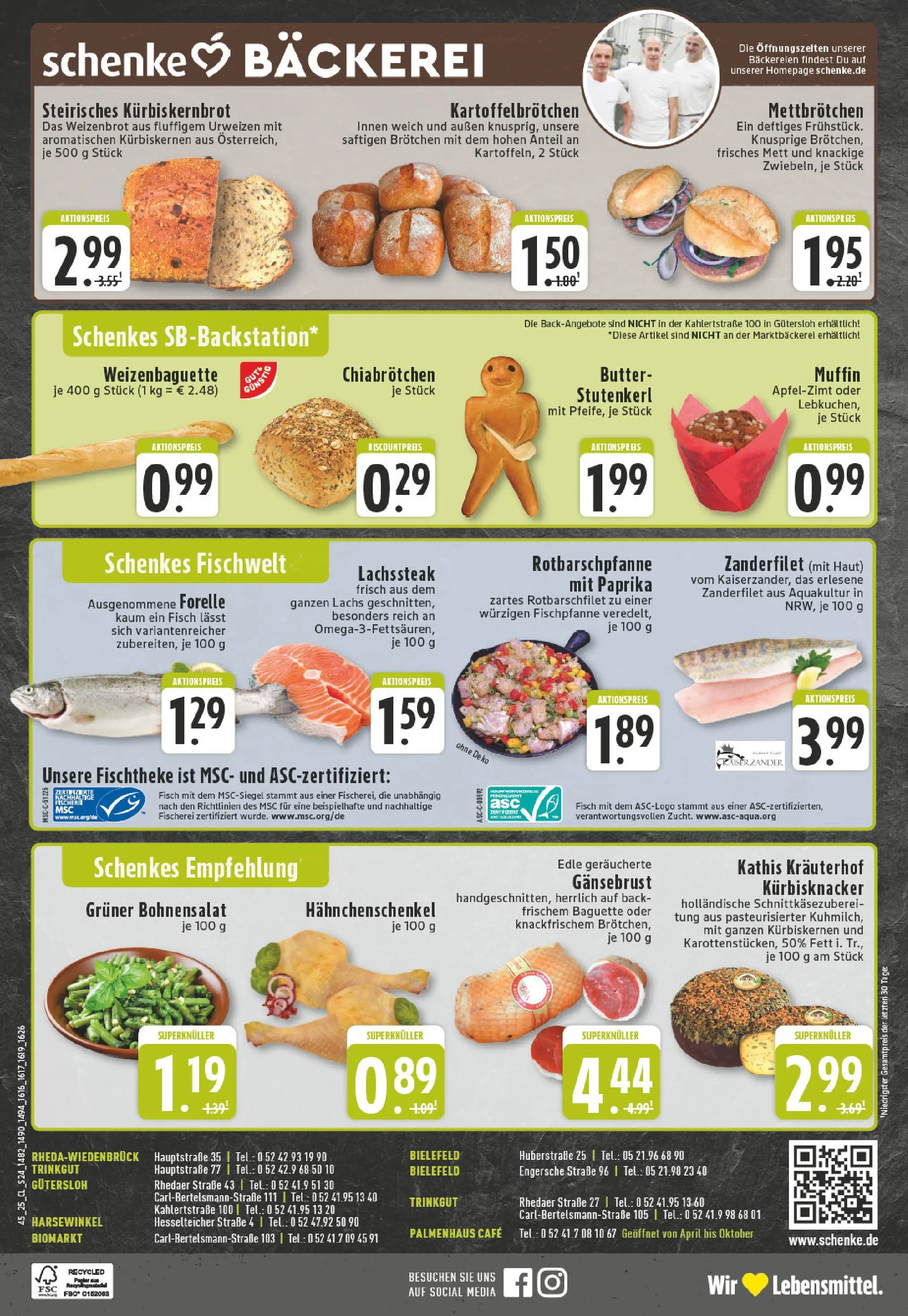 Edeka prospekt Harsewinkel	 (ab 02.11.2025) » Angebote Online | Seite: 24 | Produkte: Bäckerei, Butter, Paprika, Steak