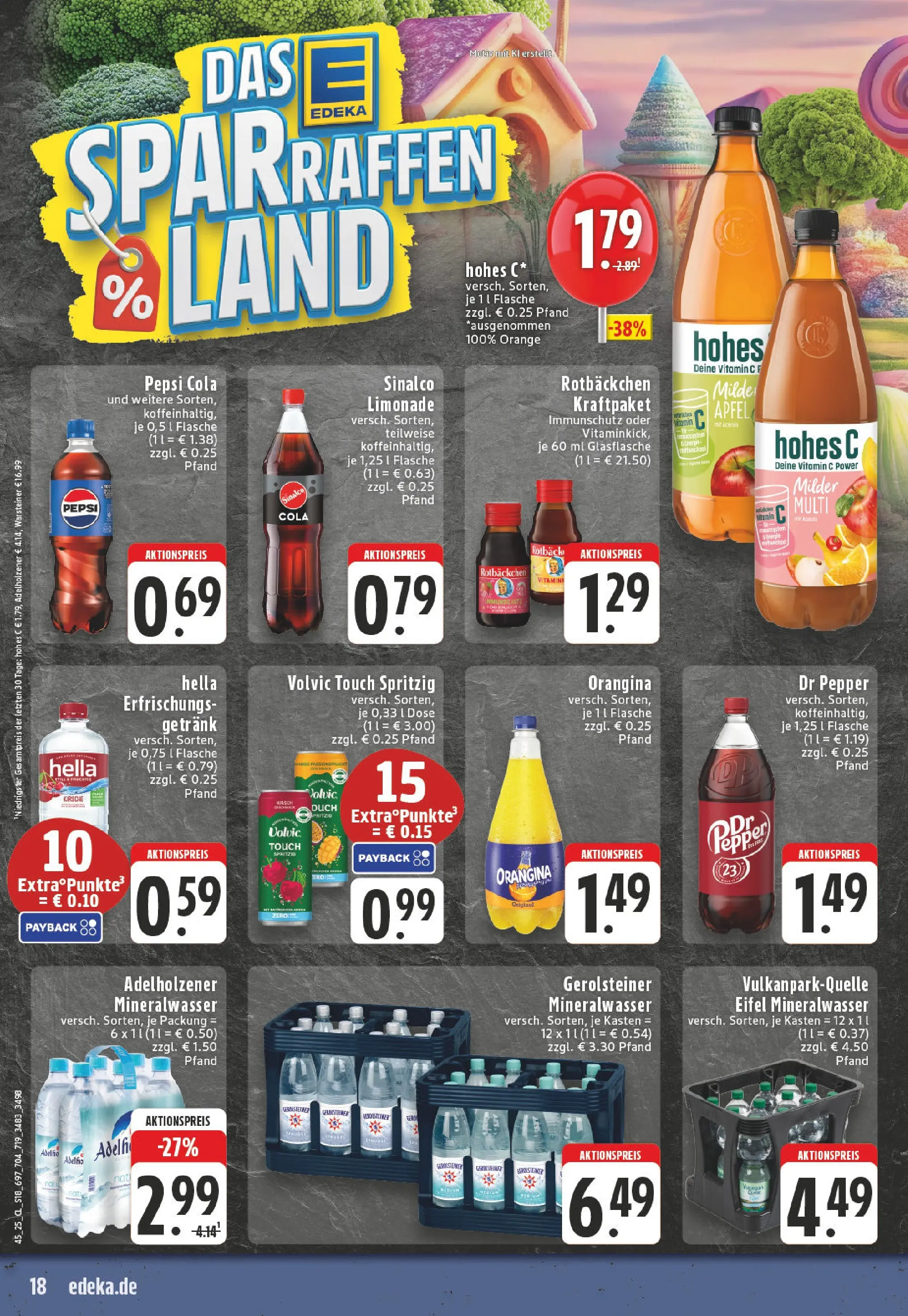 Edeka prospekt Bonn	 (ab 02.11.2025) » Angebote Online | Seite: 18 | Produkte: Sinalco, Hella, Warsteiner, Pepsi