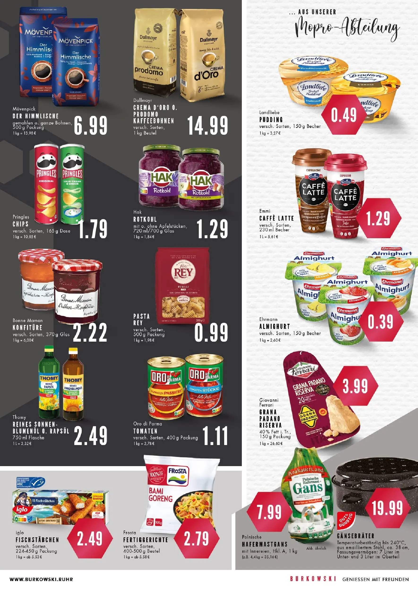 Edeka prospekt Essen	 (ab 02.11.2025) » Angebote Online | Seite: 7 | Produkte: Rotkohl, Frosta, Oro di parma, Pringles