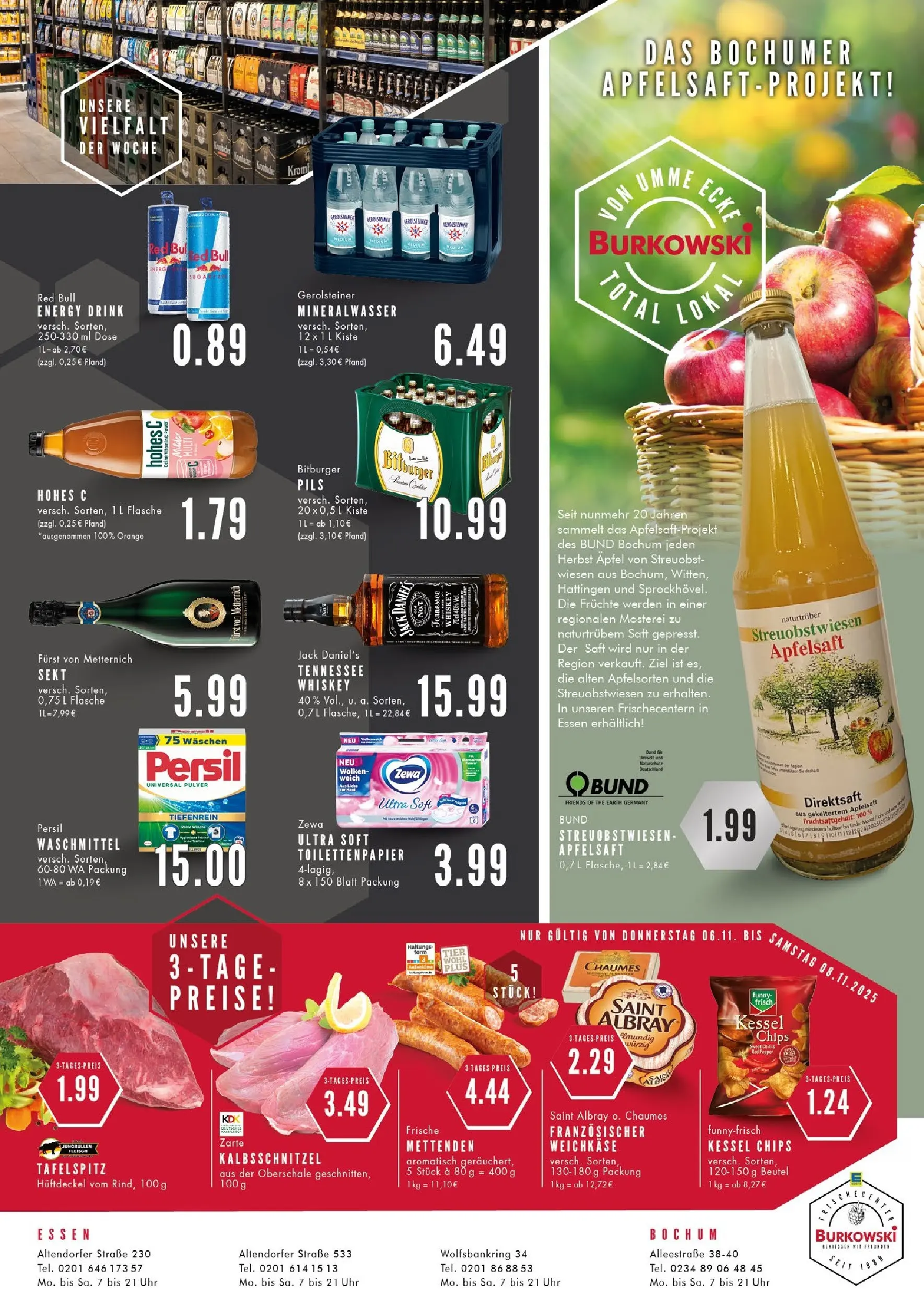 Edeka prospekt Essen	 (ab 02.11.2025) » Angebote Online | Seite: 8 | Produkte: Sekt, Äpfel, Zewa, Persil