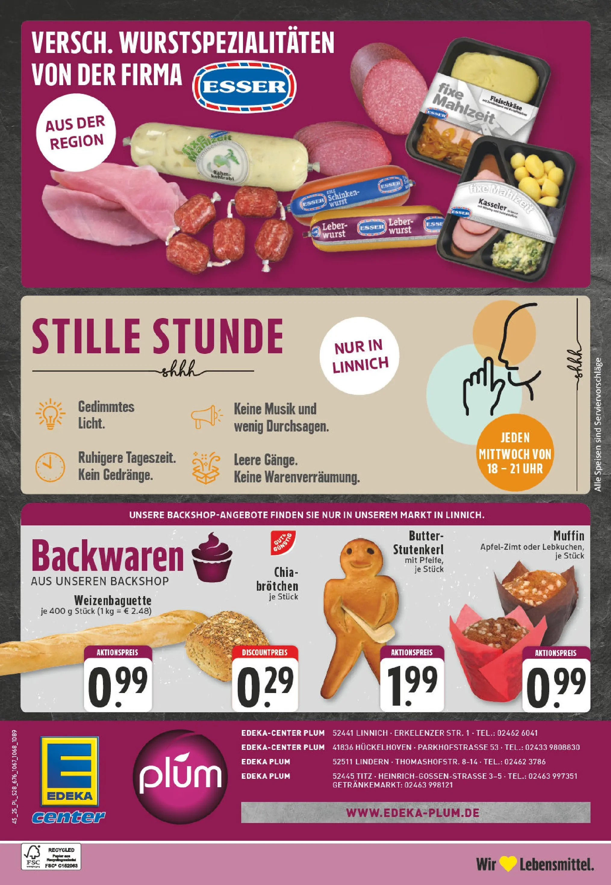 Edeka prospekt Linnich	 (ab 02.11.2025) » Angebote Online | Seite: 28 | Produkte: Kohlrabi, Baguette, Kartoffeln, Wurst