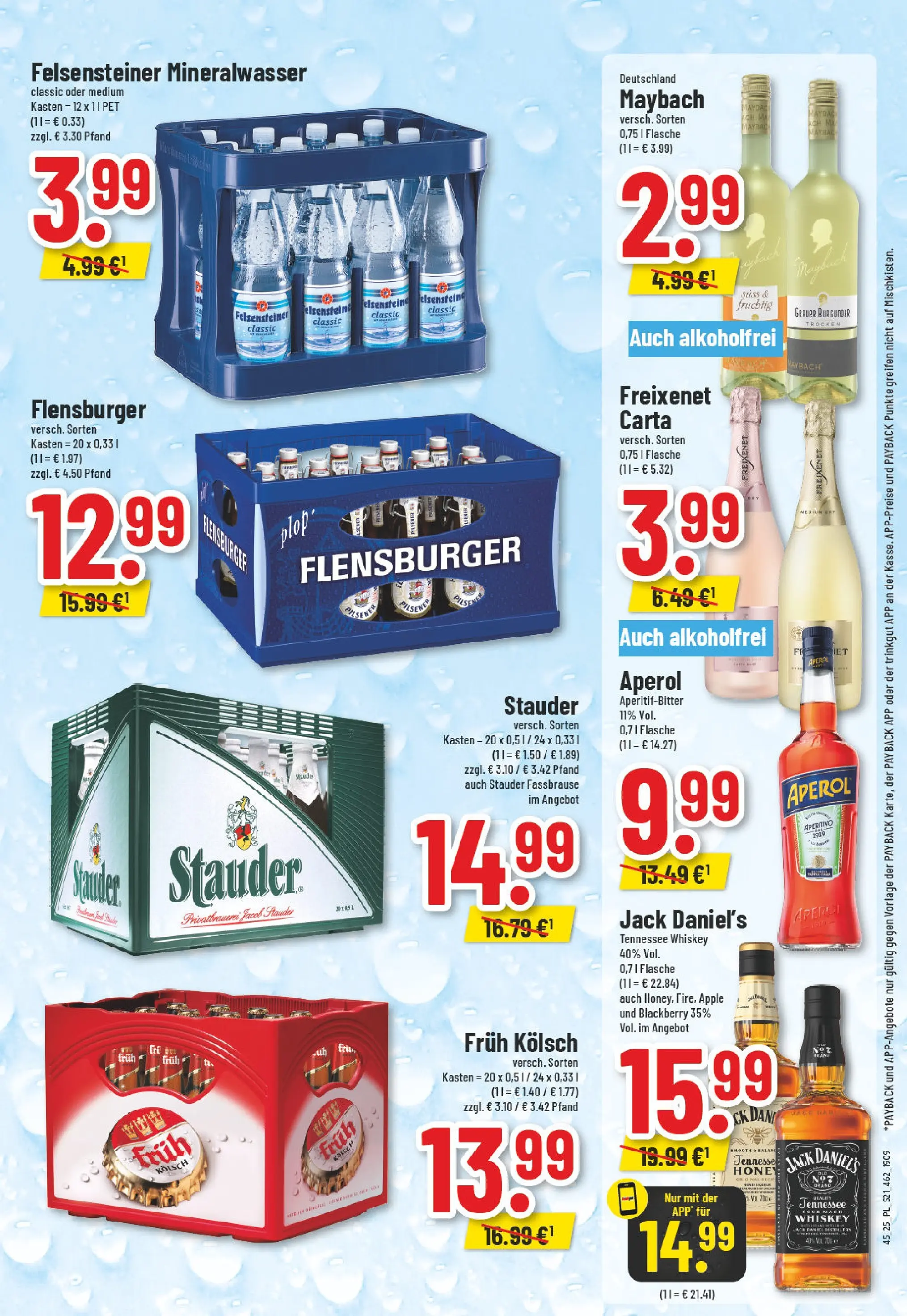 Edeka prospekt Moers-Rheinkamp	 (ab 02.11.2025) » Angebote Online | Seite: 21 | Produkte: Freixenet, Mineralwasser, Flensburger, Aperol