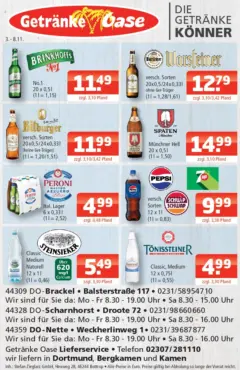 Entdecke - Getränke Oase: Getränkeangebote ab 02.11.2025 gültig