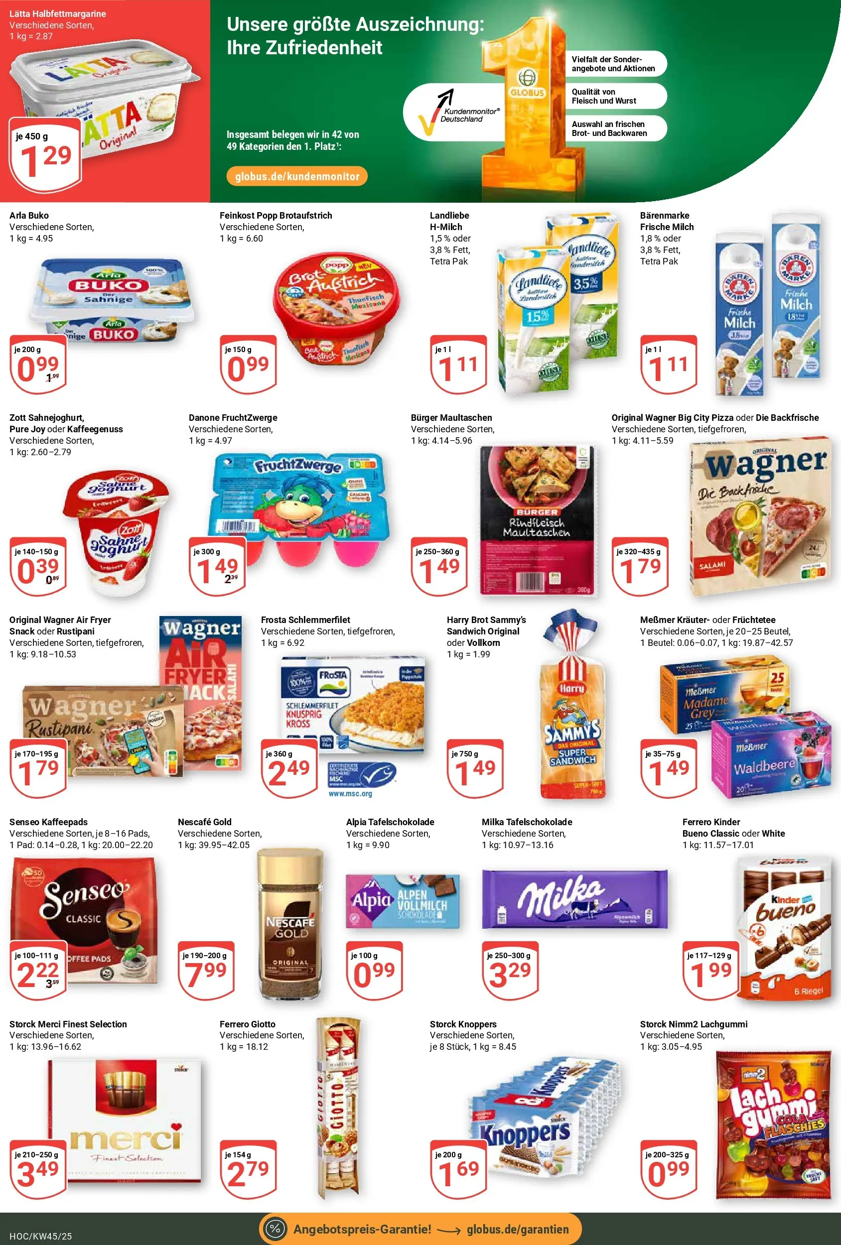 Globus prospekt Hockenheim	 (ab 02.11.2025) » Angebote online | Seite: 2 | Produkte: Thunfisch, Fruchtzwerge, Messmer, Pizza