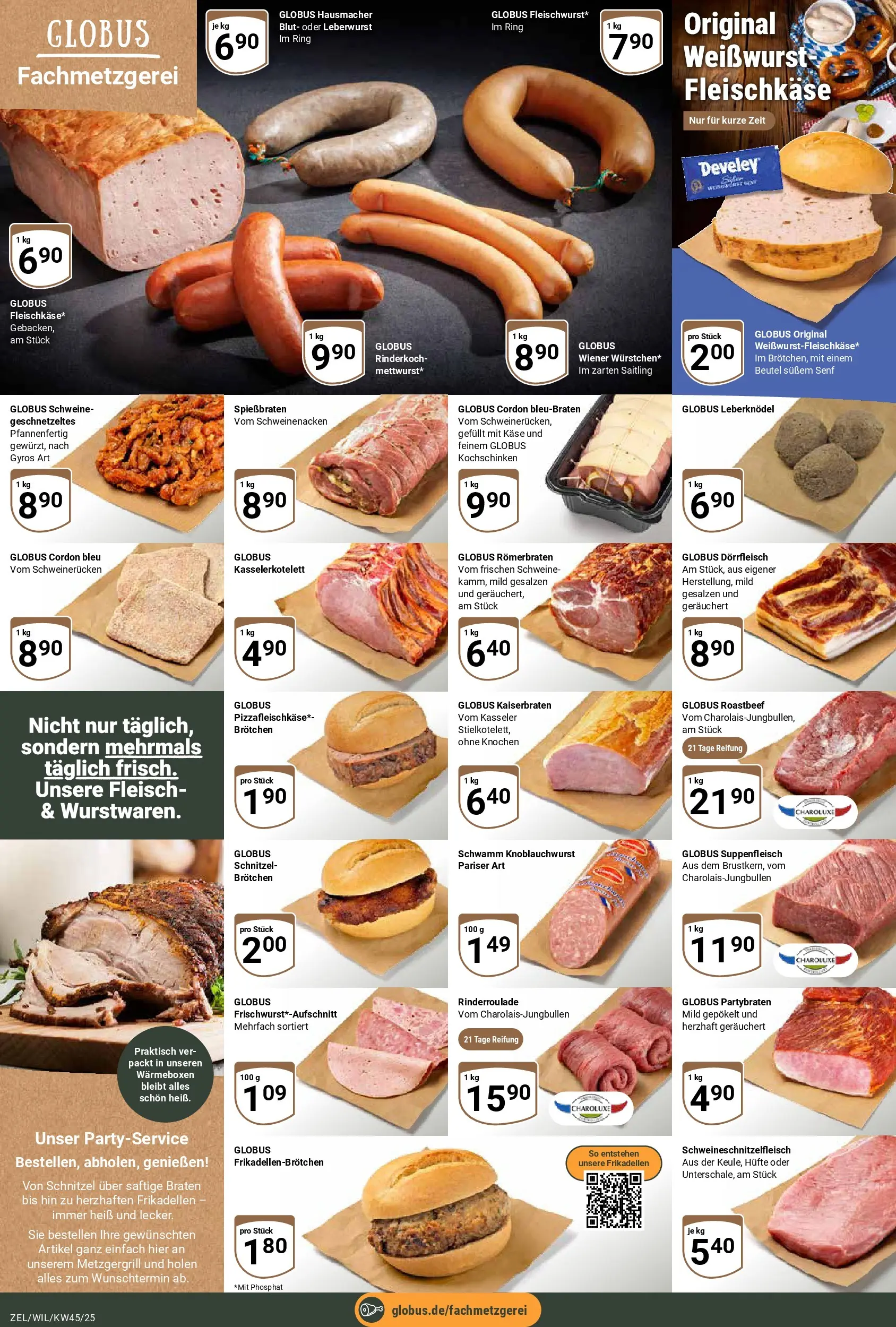 Globus prospekt Zell/mosel	 (ab 02.11.2025) » Angebote online | Seite: 7 | Produkte: Käse, Weißwurst, Suppenfleisch, Schweinerucken
