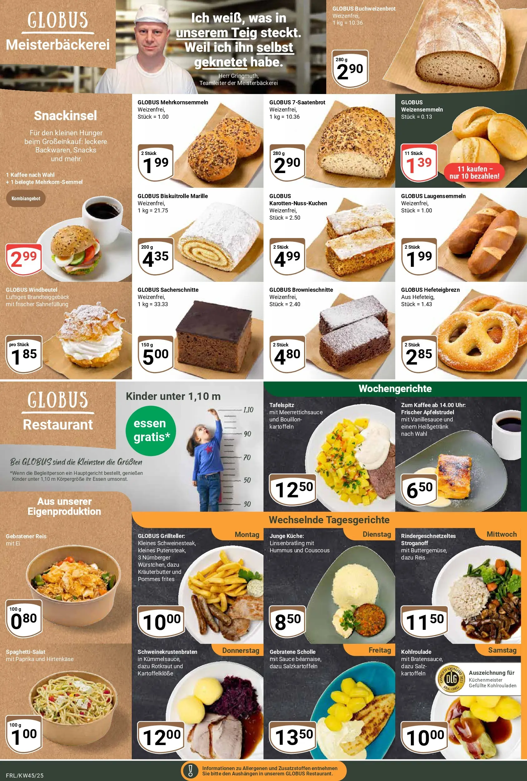 Globus prospekt Freilassing	 (ab 02.11.2025) » Angebote online | Seite: 7 | Produkte: Tafelspitz, Pommes, Kräuterbutter, Reis