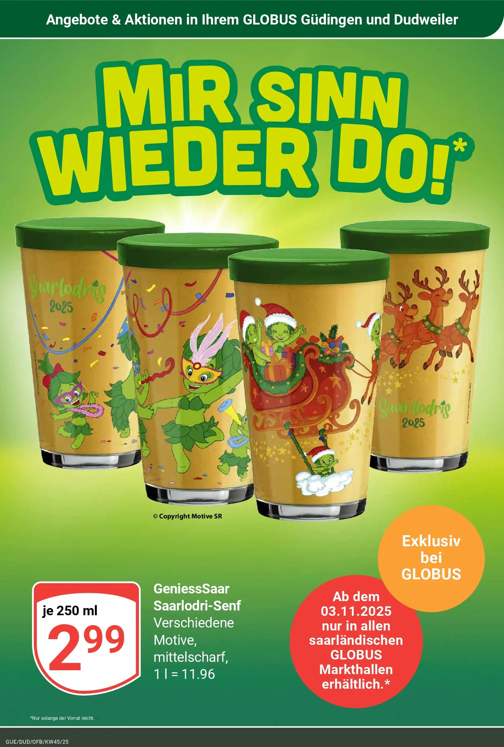 Globus prospekt Saarbrücken-Güdingen	 (ab 02.11.2025) » Angebote online | Seite: 5