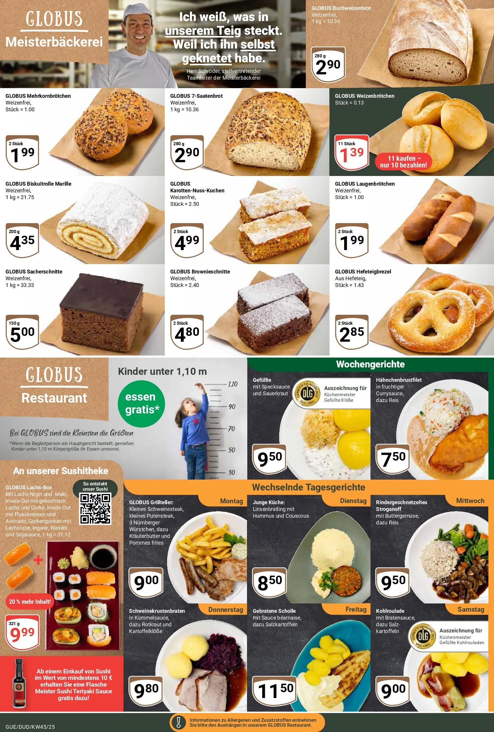 Globus prospekt Saarbrücken-Güdingen	 (ab 02.11.2025) » Angebote online | Seite: 7 | Produkte: Küche, Kräuterbutter, Kartoffeln, Reis