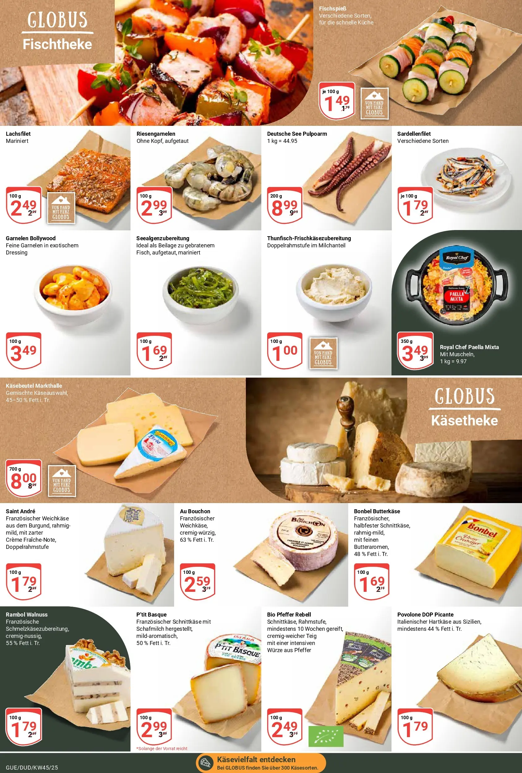 Globus prospekt Saarbrücken-Güdingen	 (ab 02.11.2025) » Angebote online | Seite: 10 | Produkte: Küche, Garnelen, Creme, Pfeffer