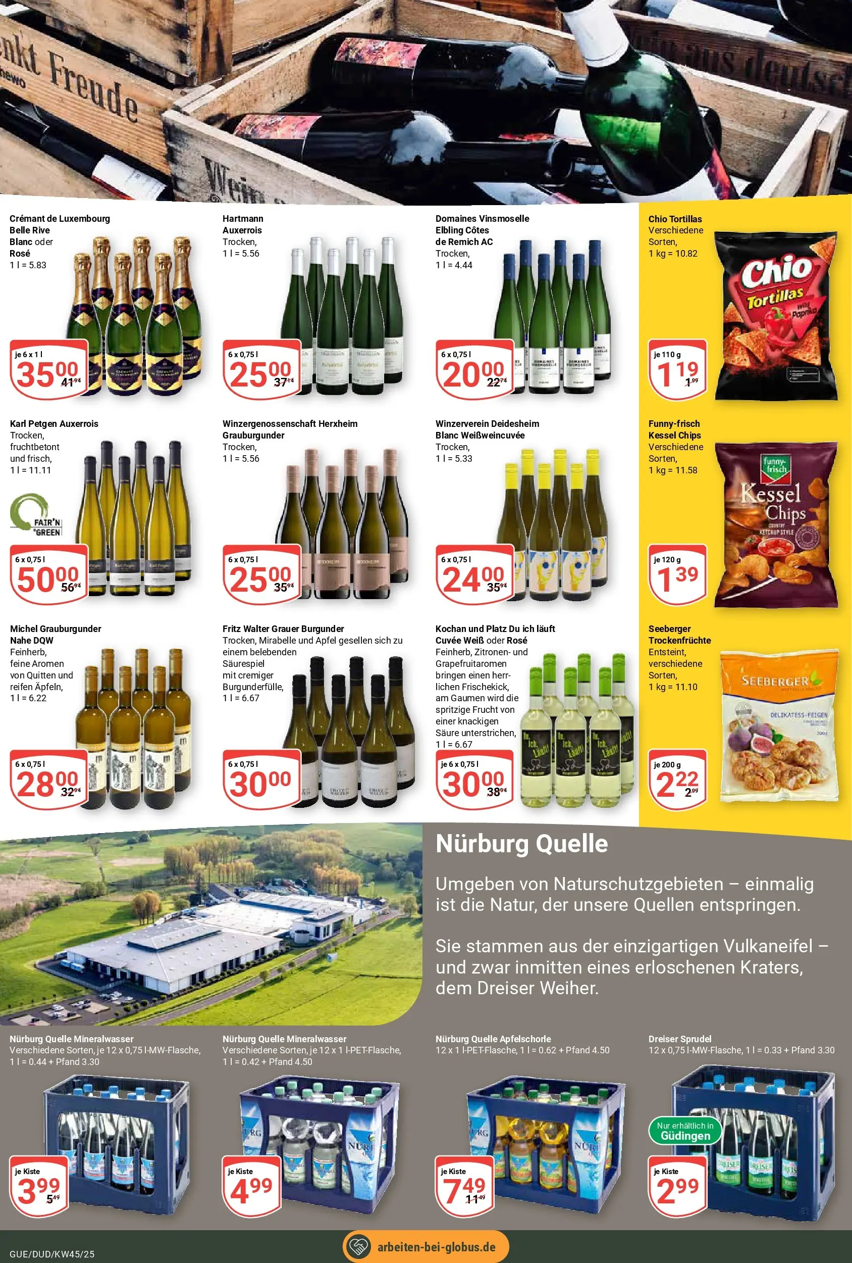 Globus prospekt Saarbrücken-Güdingen	 (ab 02.11.2025) » Angebote online | Seite: 17 | Produkte: Paprika, Chio tortillas, Chips, Zitronen