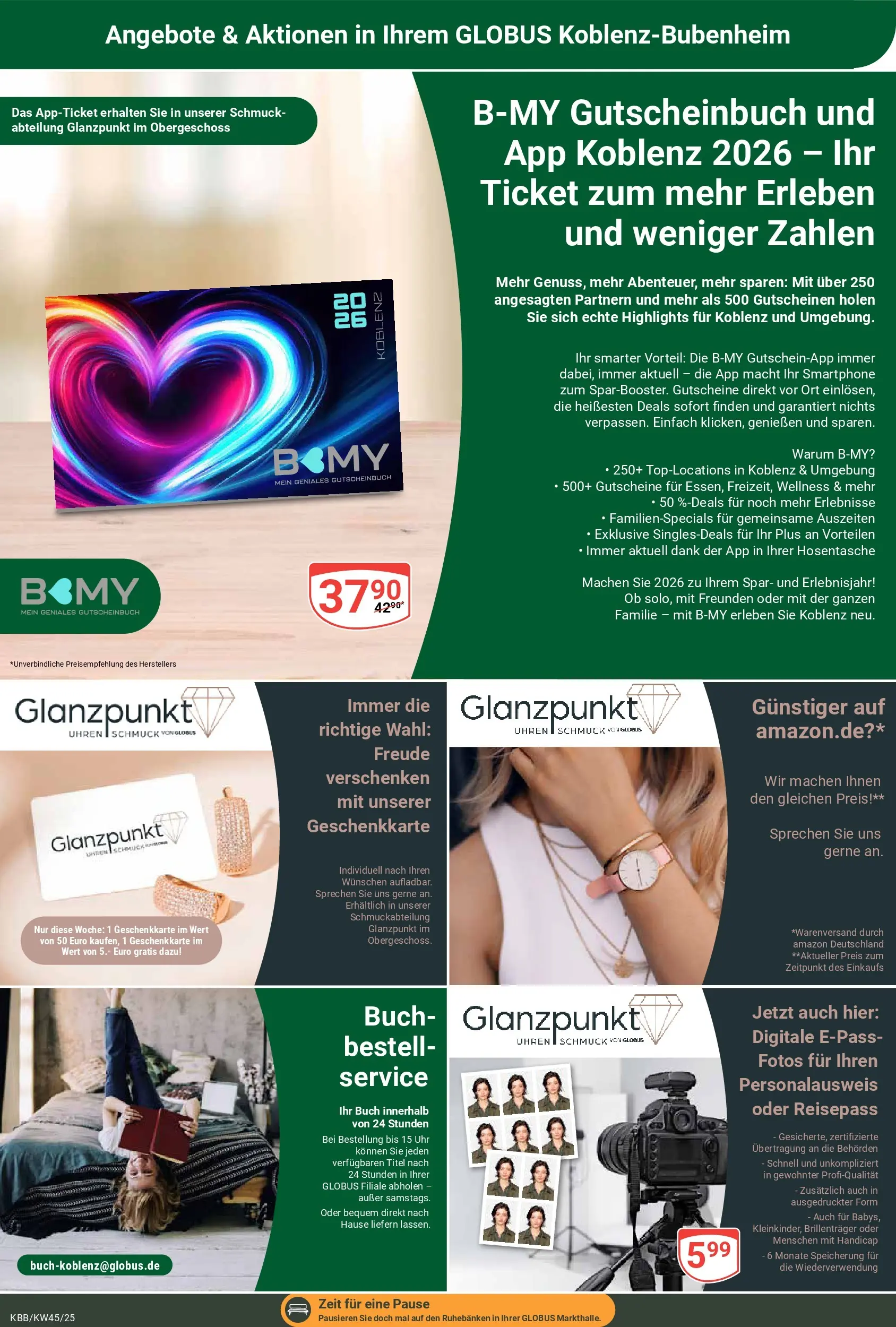 Globus prospekt Koblenz-Bubenheim	 (ab 02.11.2025) » Angebote online | Seite: 21 | Produkte: Smartphone, Uhr