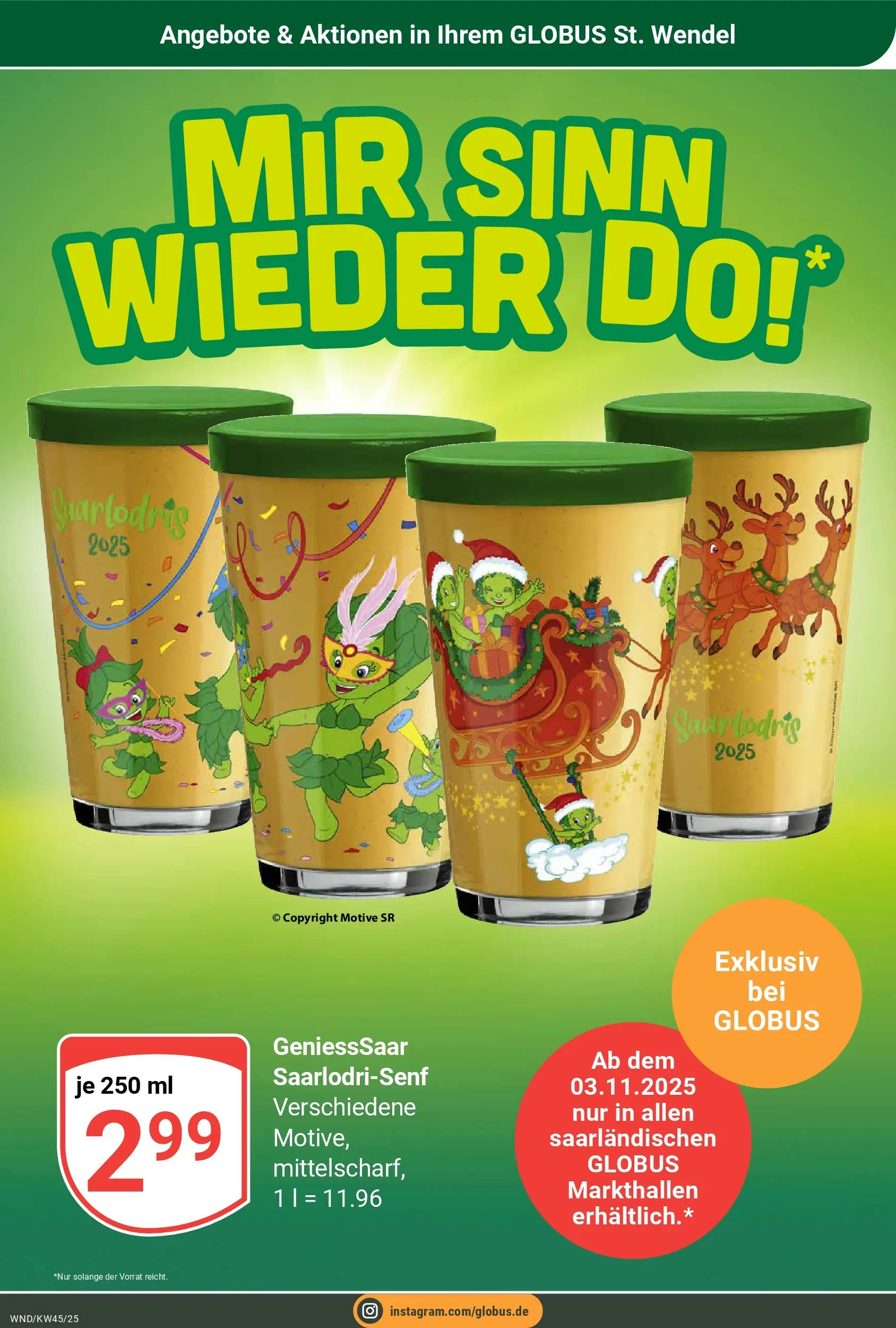 Globus prospekt St. Wendel	 (ab 02.11.2025) » Angebote online | Seite: 7