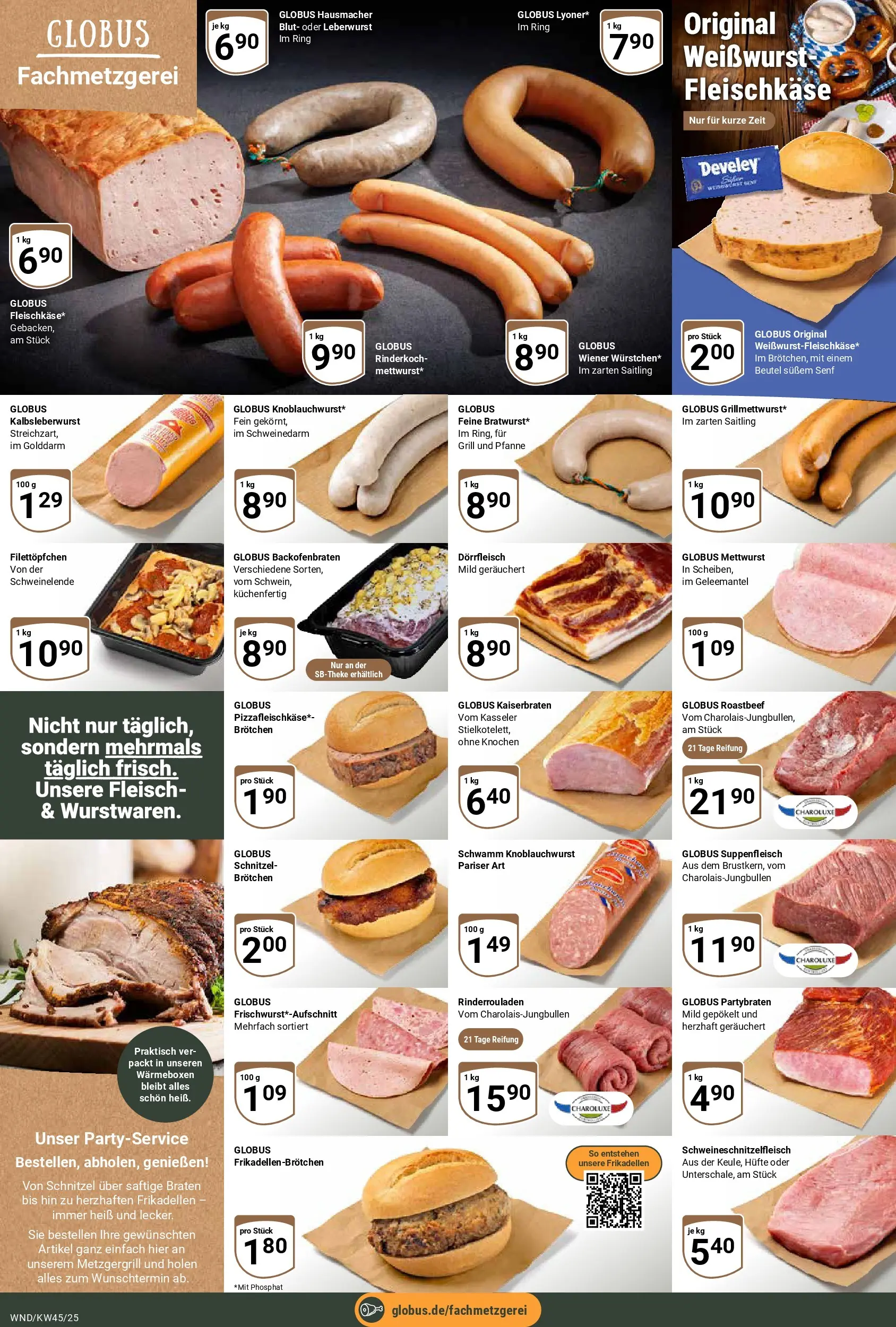 Globus prospekt St. Wendel	 (ab 02.11.2025) » Angebote online | Seite: 10 | Produkte: Grill, Schnitzel, Roastbeef, Fleisch