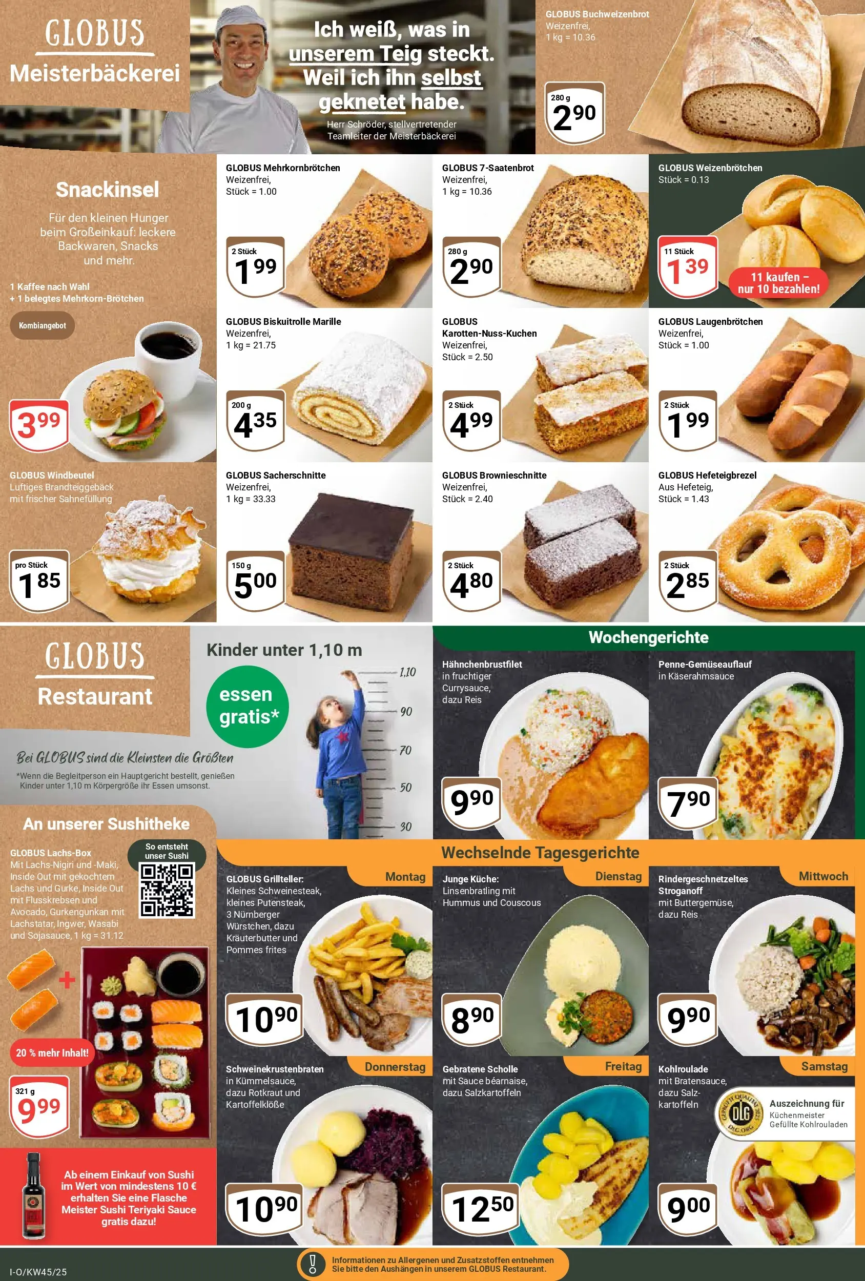 Globus prospekt Idar-Oberstein	 (ab 02.11.2025) » Angebote online | Seite: 6 | Produkte: Kaffee, Pommes, Küche, Kräuterbutter