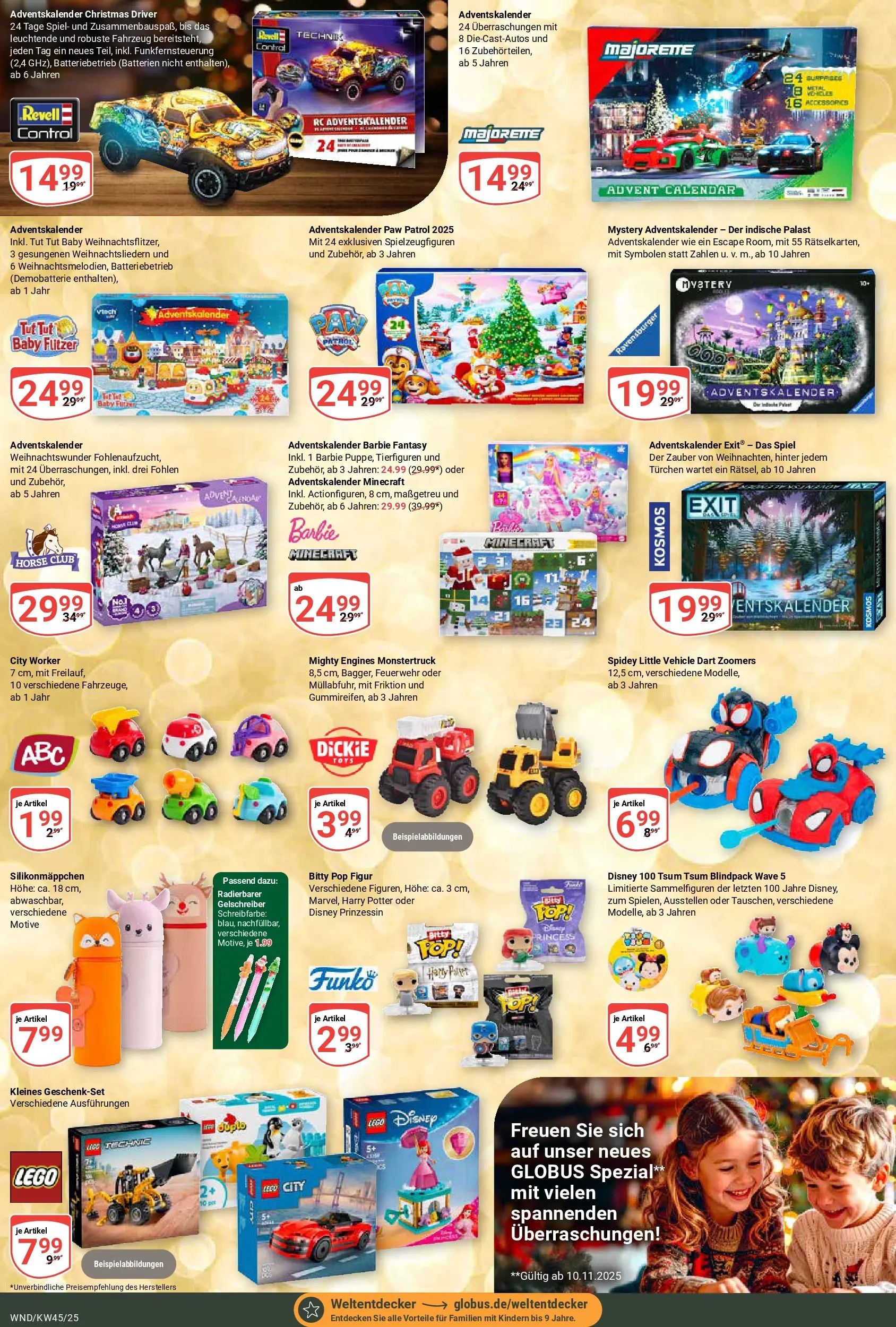 Globus prospekt St. Wendel	 (ab 02.11.2025) » Angebote online | Seite: 28 | Produkte: Top, Spiel, Batterien