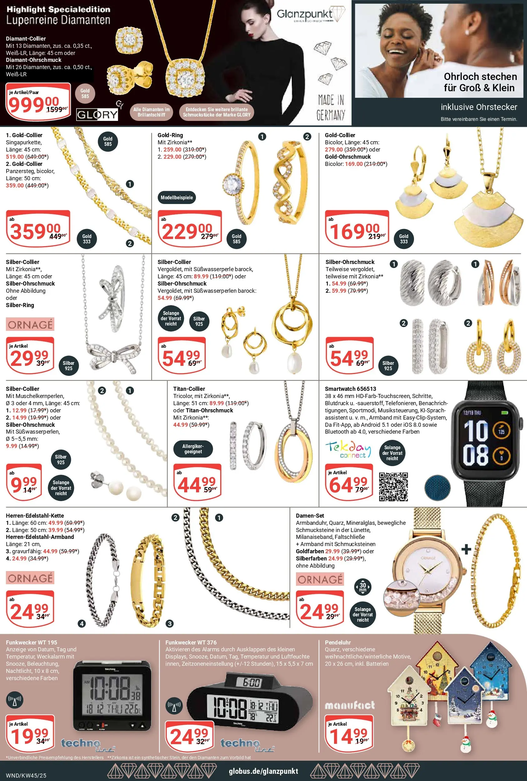 Globus prospekt St. Wendel	 (ab 02.11.2025) » Angebote online | Seite: 31 | Produkte: Smartwatch, Batterien