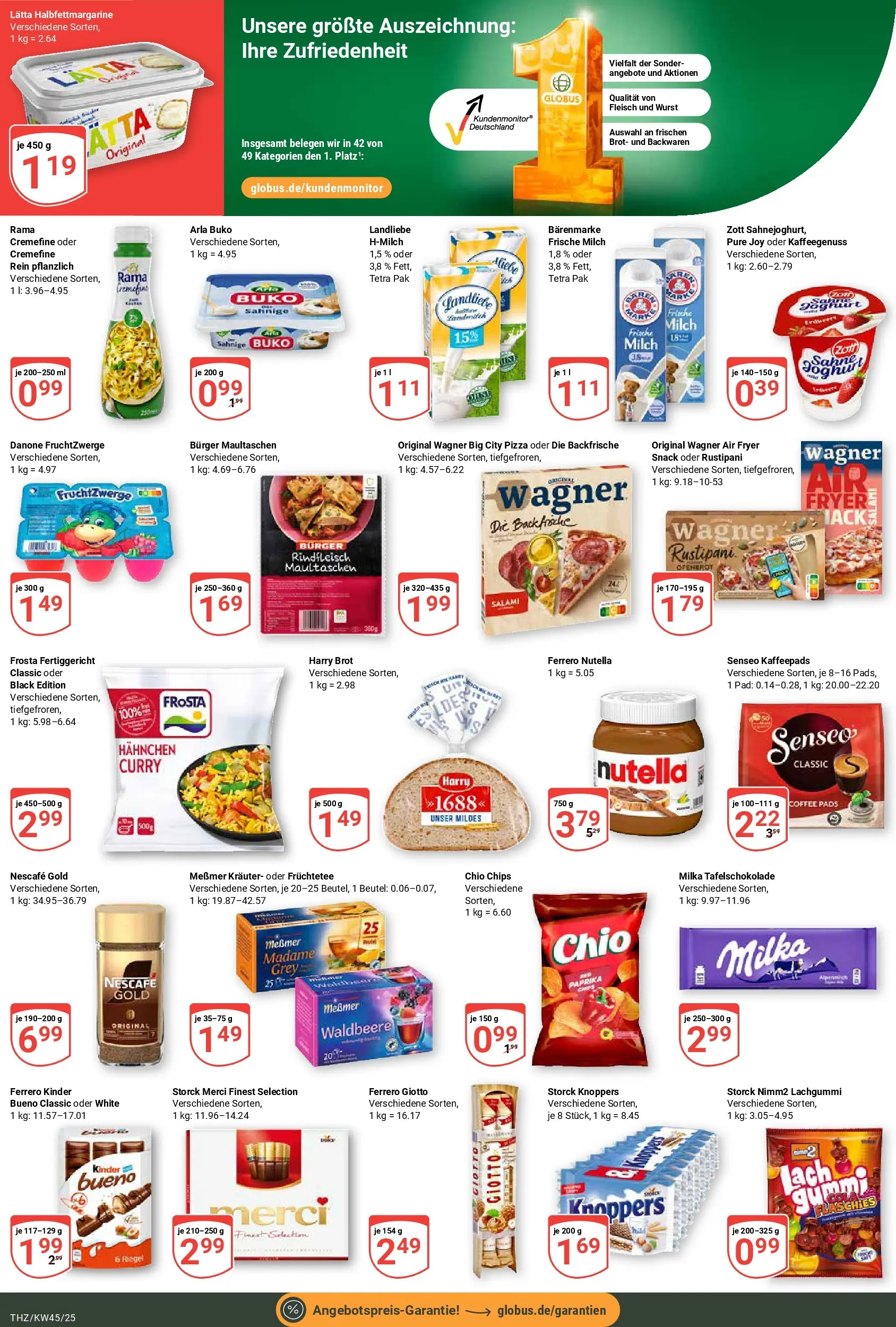 Globus prospekt Zeitz	 (ab 02.11.2025) » Angebote online | Seite: 2 | Produkte: Merci, Salami, Rindfleisch, Fleisch