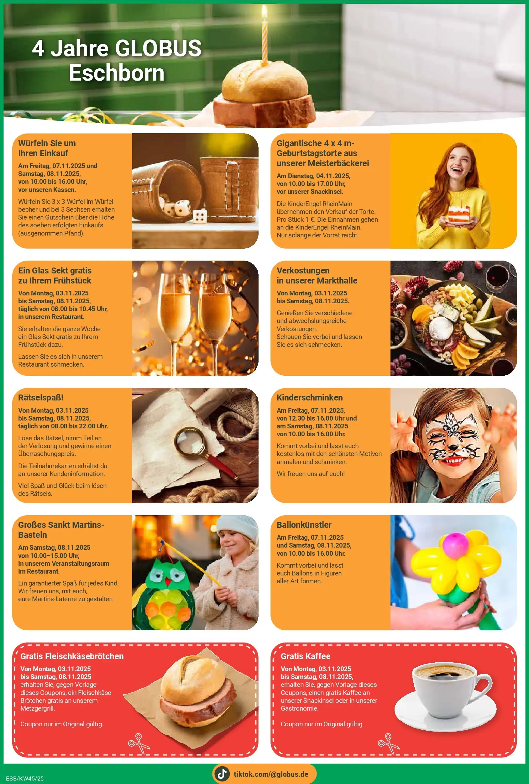 Globus prospekt Eschborn	 (ab 02.11.2025) » Angebote online | Seite: 2 | Produkte: Kaffee, Sekt, Uhr