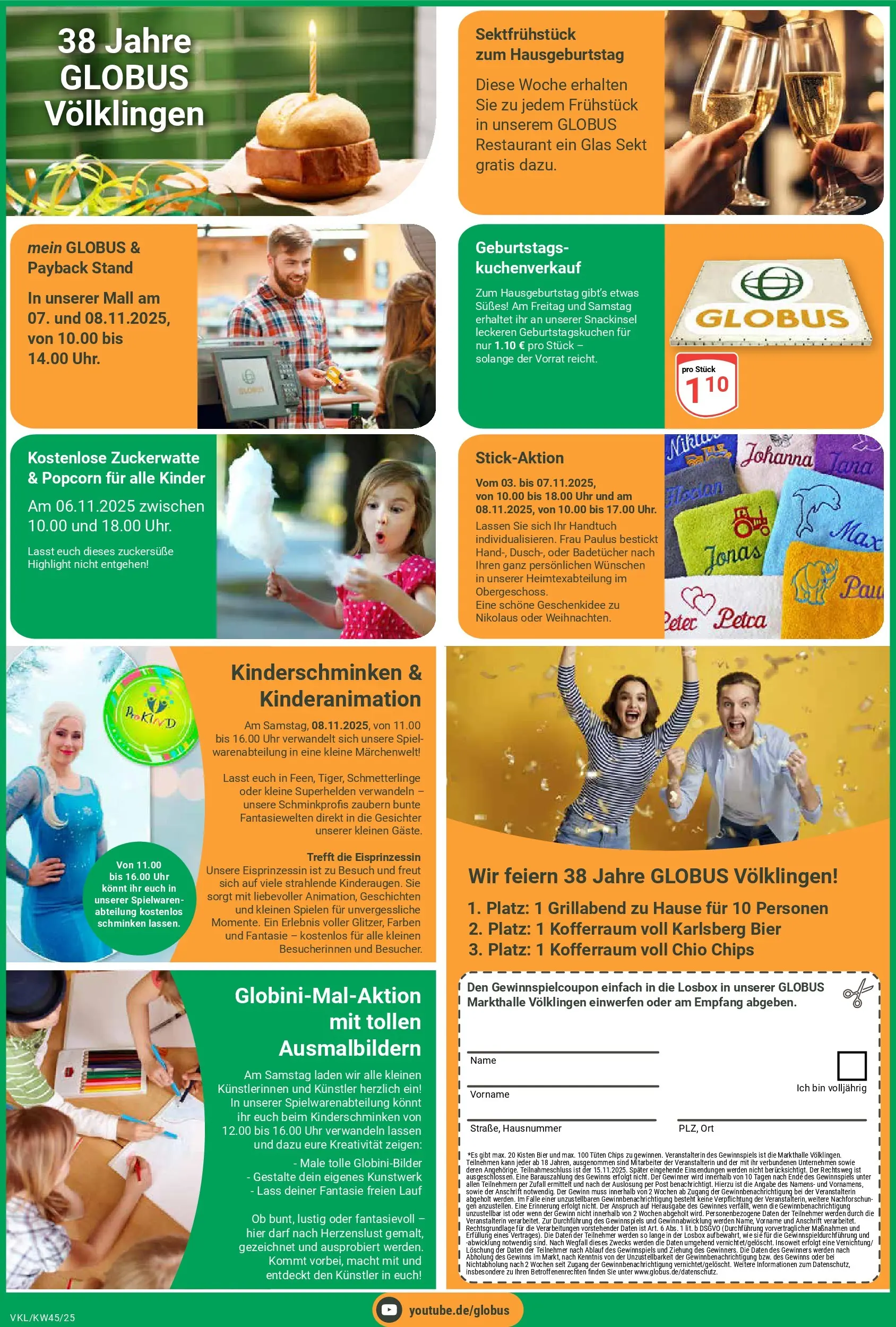 Globus prospekt Völklingen	 (ab 02.11.2025) » Angebote online | Seite: 4 | Produkte: Spiel, Bier, Sekt, Uhr