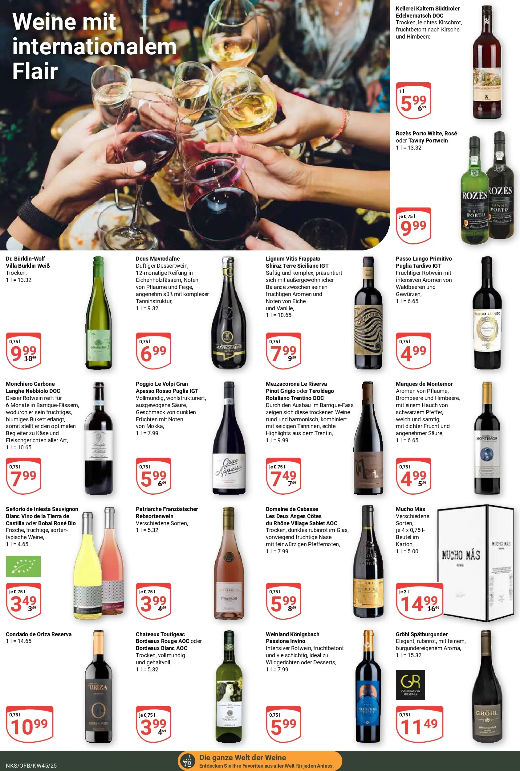 Globus prospekt Neunkirchen	 (ab 02.11.2025) » Angebote online | Seite: 17 | Produkte: Käse, Rotwein, Rouge, Himbeere
