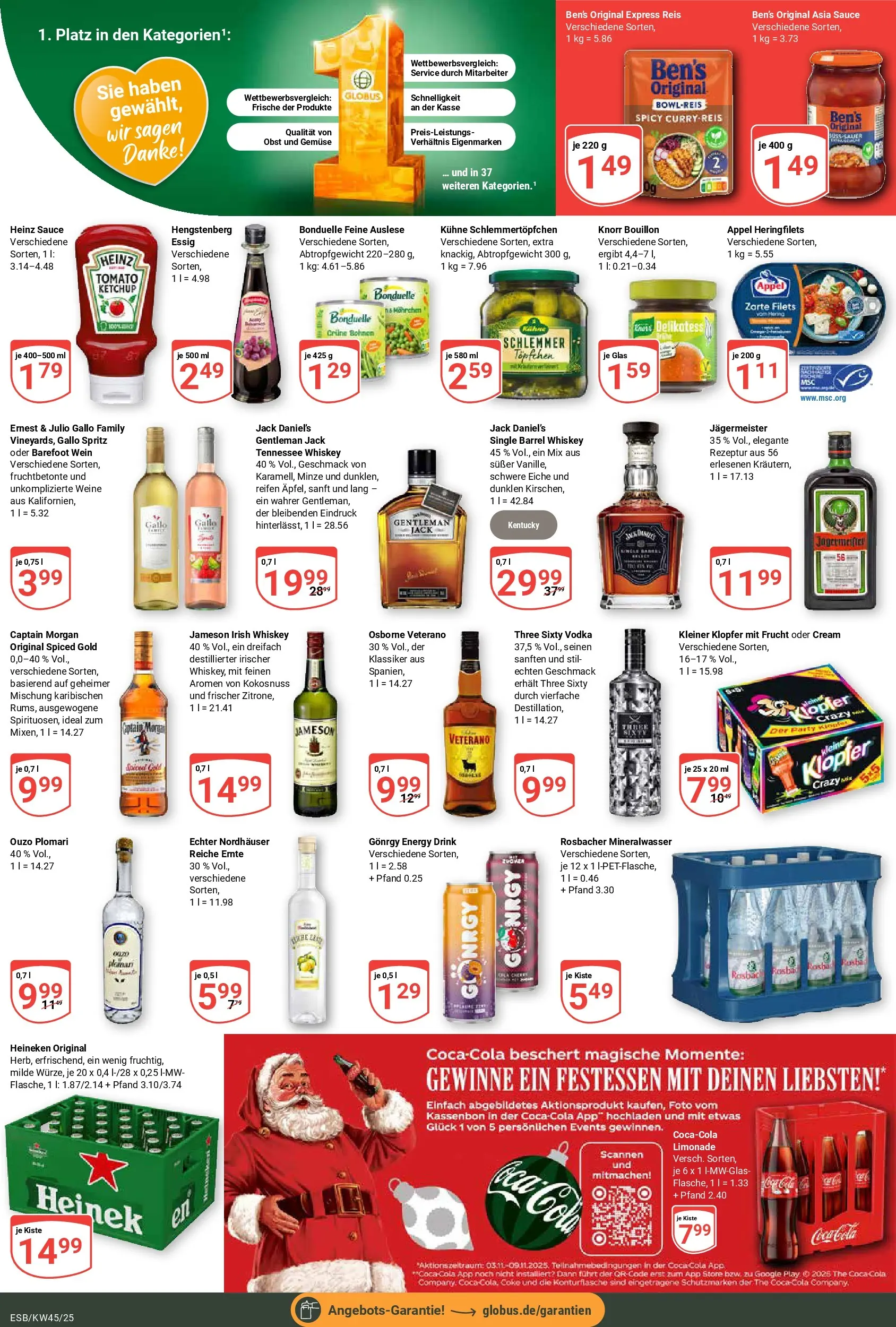 Globus prospekt Eschborn	 (ab 02.11.2025) » Angebote online | Seite: 6 | Produkte: Energy, Apple, Wein, Vodka