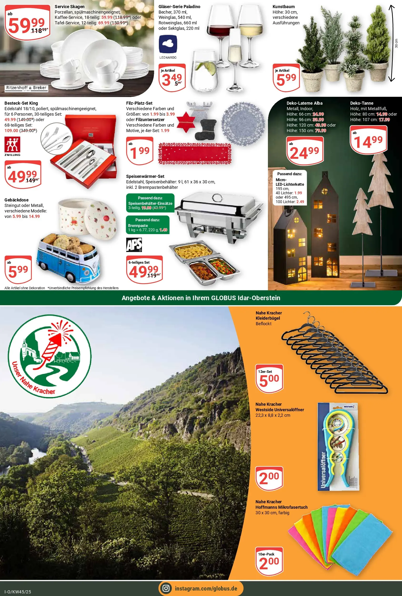 Globus prospekt Idar-Oberstein	 (ab 02.11.2025) » Angebote online | Seite: 23 | Produkte: Kleiderbügel