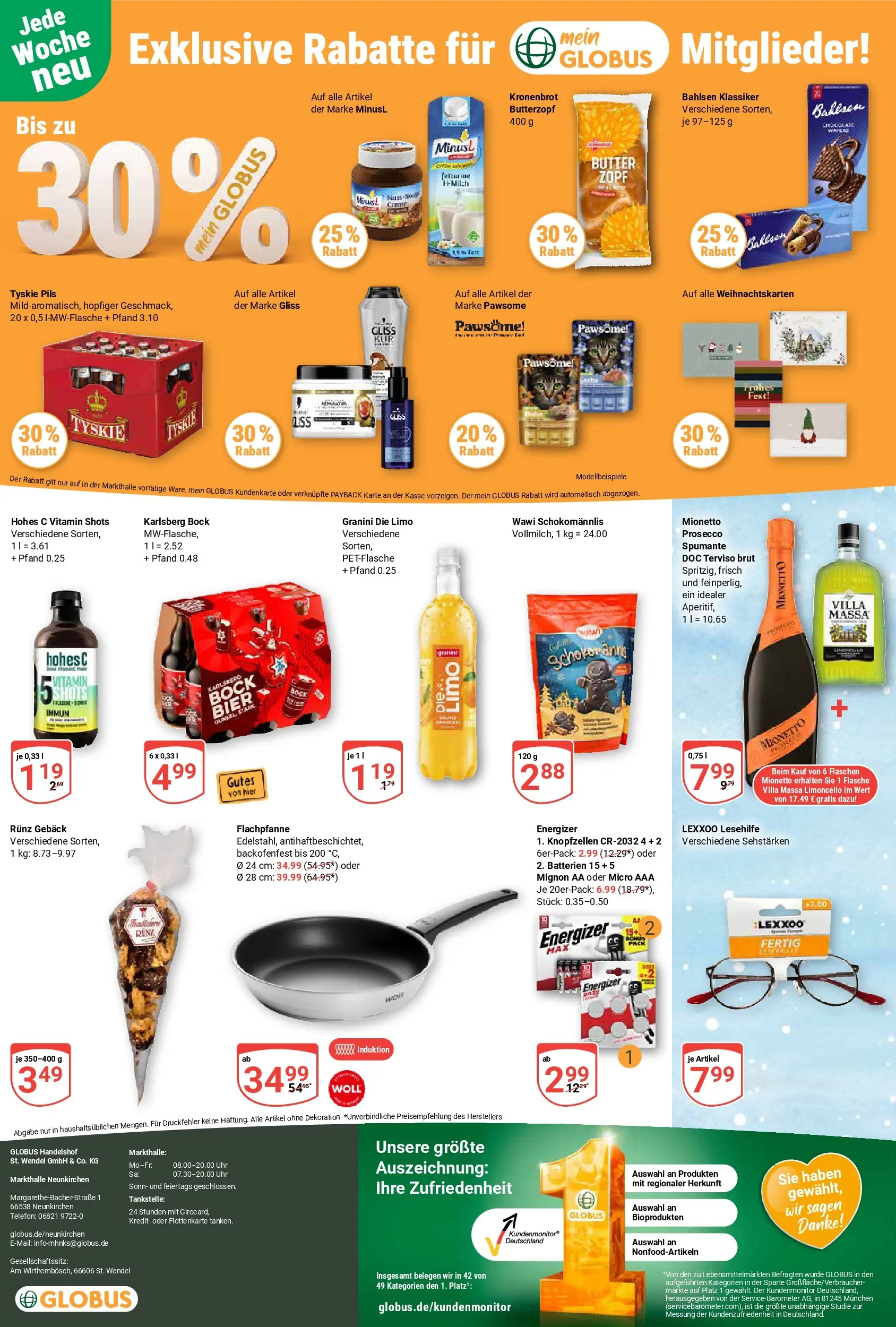 Globus prospekt Neunkirchen	 (ab 02.11.2025) » Angebote online | Seite: 24 | Produkte: Tyskie, Creme, Granini, Hohes c