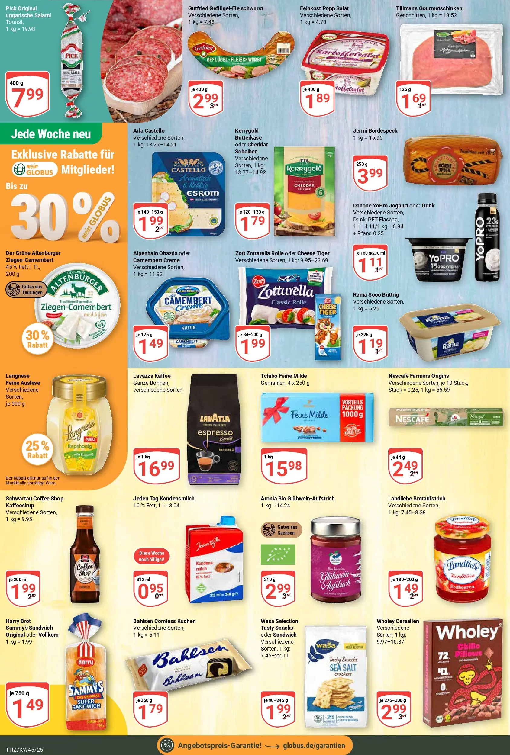 Globus prospekt Zeitz	 (ab 02.11.2025) » Angebote online | Seite: 12 | Produkte: Rama, Joghurt, Brot, Kuchen