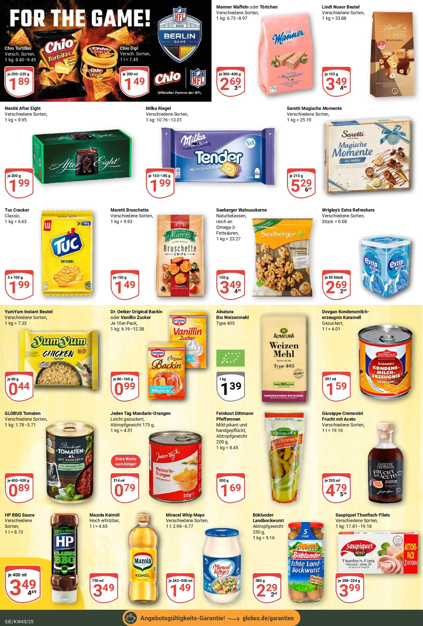 Globus prospekt Siegen	 (ab 02.11.2025) » Angebote online | Seite: 18 | Produkte: HP, Orangen, Miracel whip, Waffeln