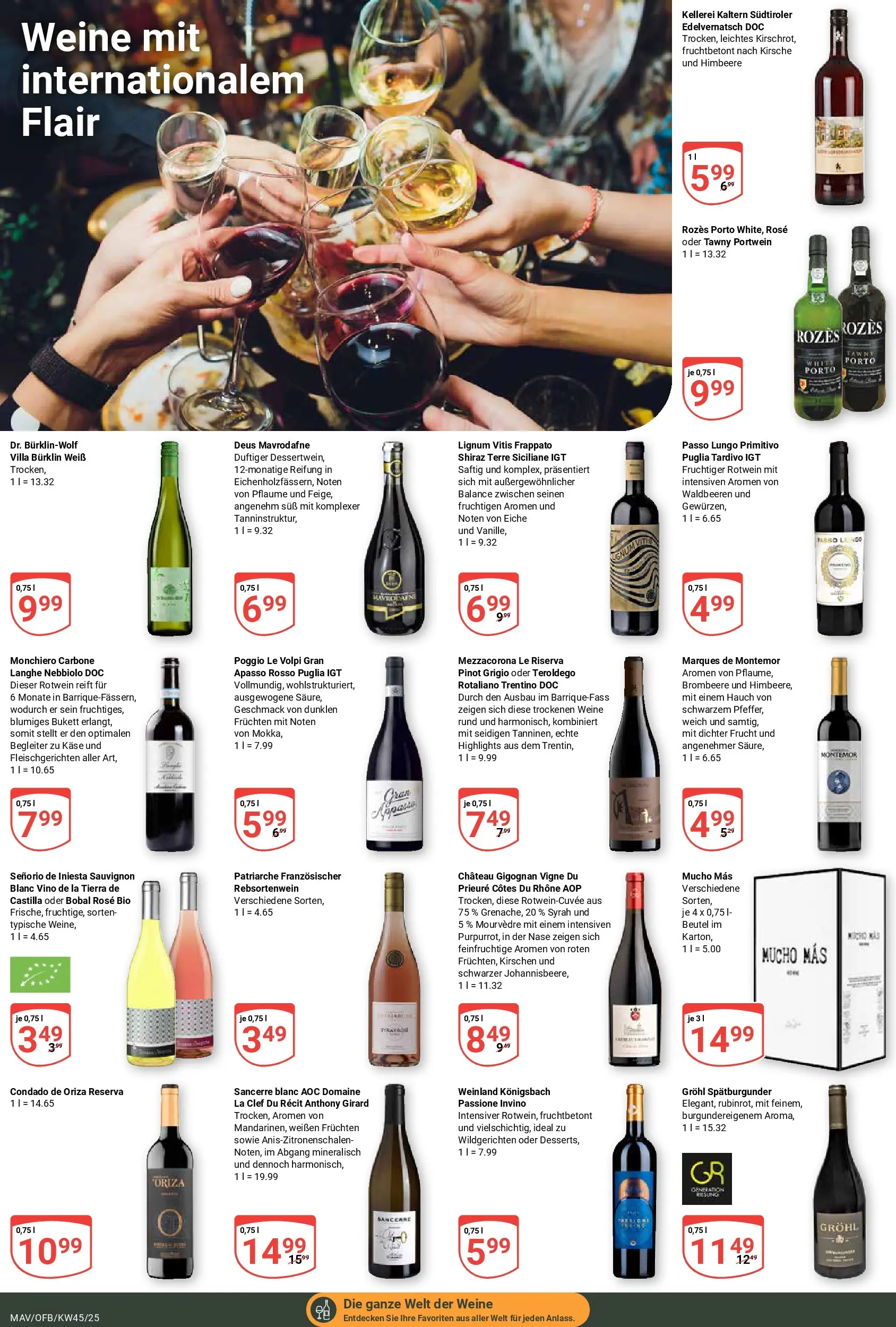 Globus prospekt Mannheim	 (ab 02.11.2025) » Angebote online | Seite: 17 | Produkte: Käse, Rotwein, Kirschen, Himbeere