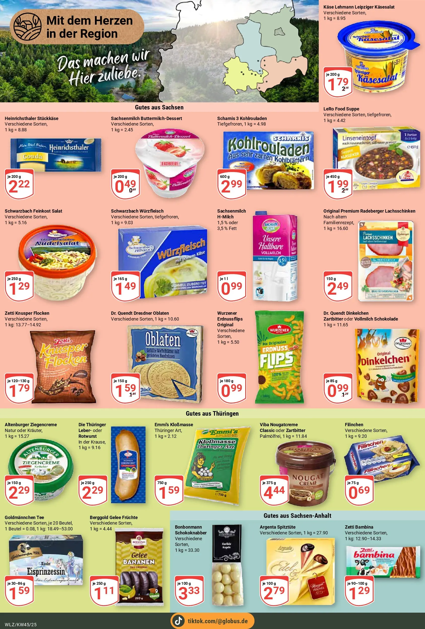 Globus prospekt Weischlitz	 (ab 02.11.2025) » Angebote online | Seite: 19 | Produkte: Gouda, Bananen, Tee, Flocken