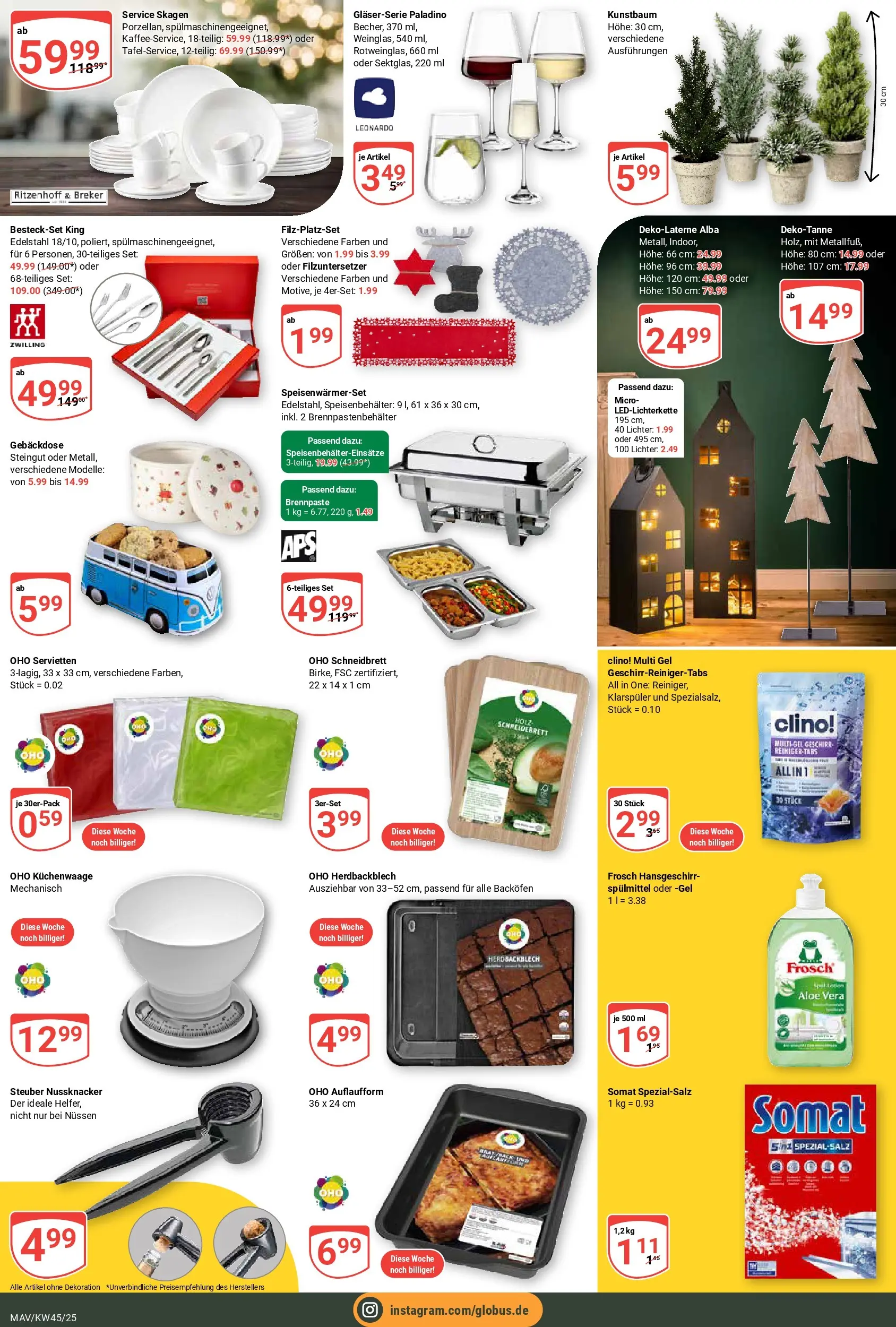 Globus prospekt Mannheim	 (ab 02.11.2025) » Angebote online | Seite: 24 | Produkte: Klarspüler, Backofen