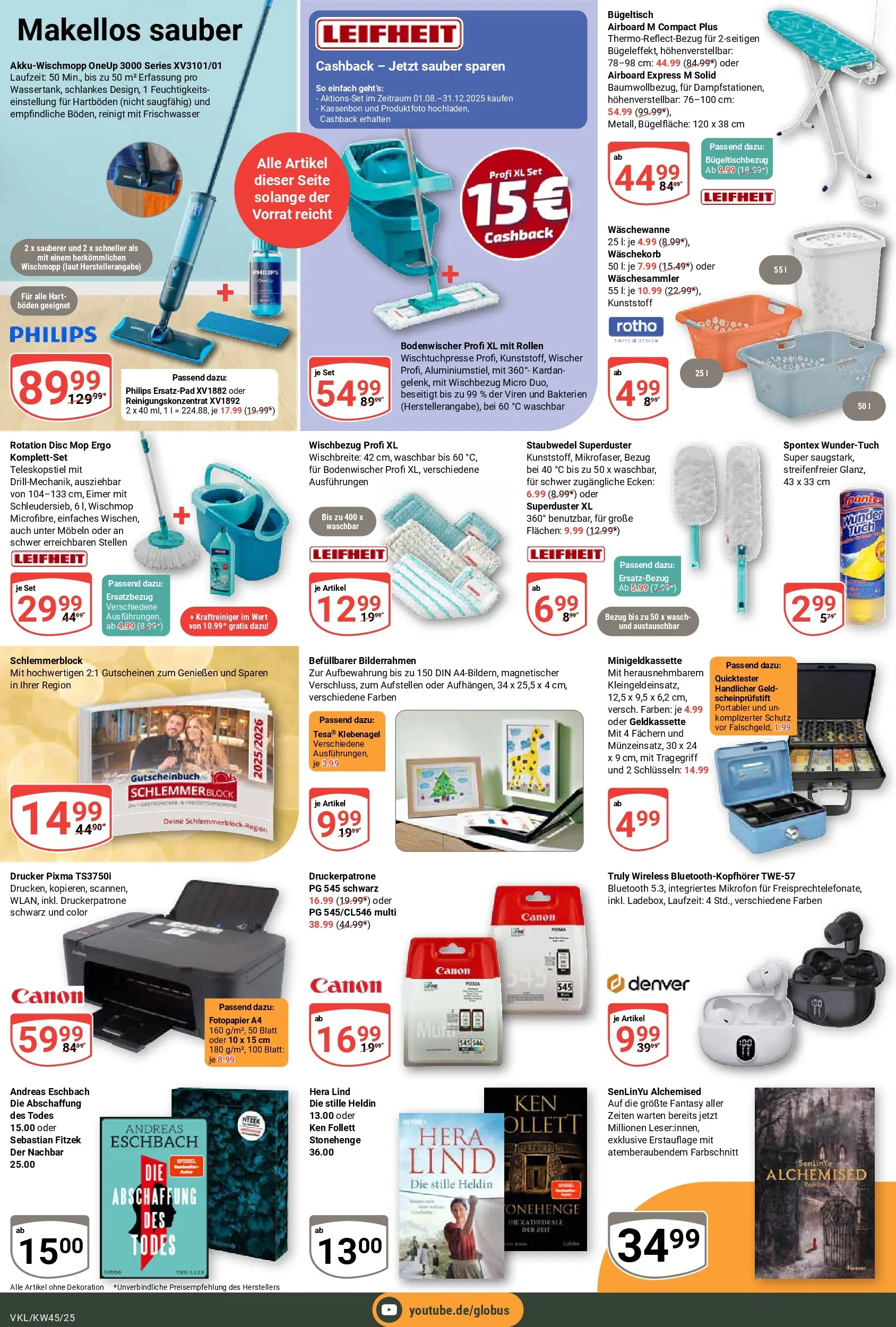 Globus prospekt Völklingen	 (ab 02.11.2025) » Angebote online | Seite: 27 | Produkte: Mikrofon, Philips, Bilderrahmen, Drucker