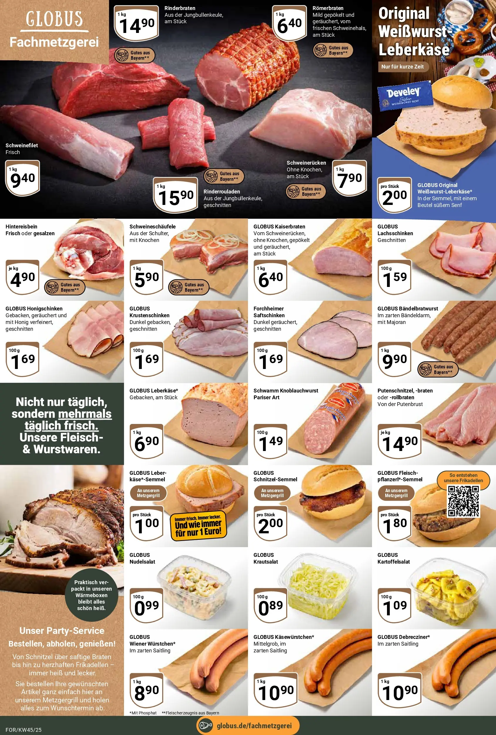 Globus prospekt Forchheim	 (ab 02.11.2025) » Angebote online | Seite: 8 | Produkte: Rinderbraten, Schnitzel, Schweinefilet, Fleisch